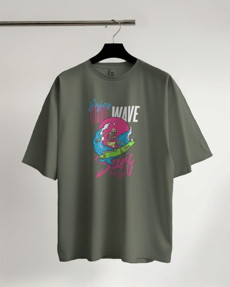 Enjoy The Wave - Classic Oversized T-Shirt