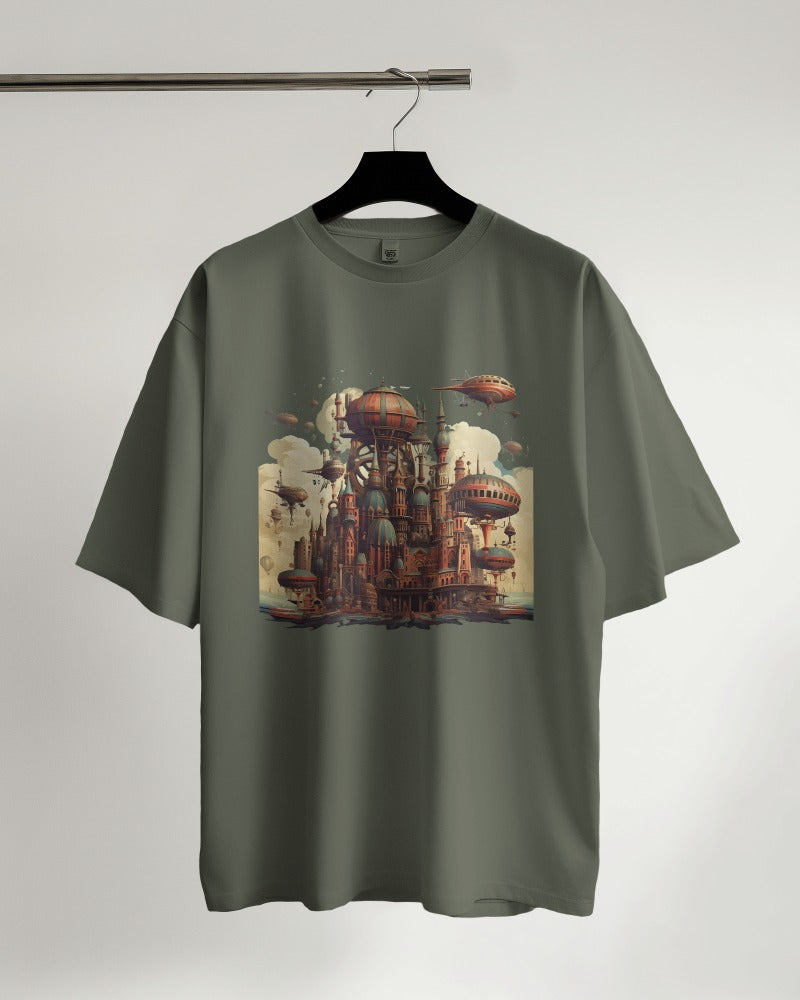 Steampunk City - Classic Oversized T-Shirt