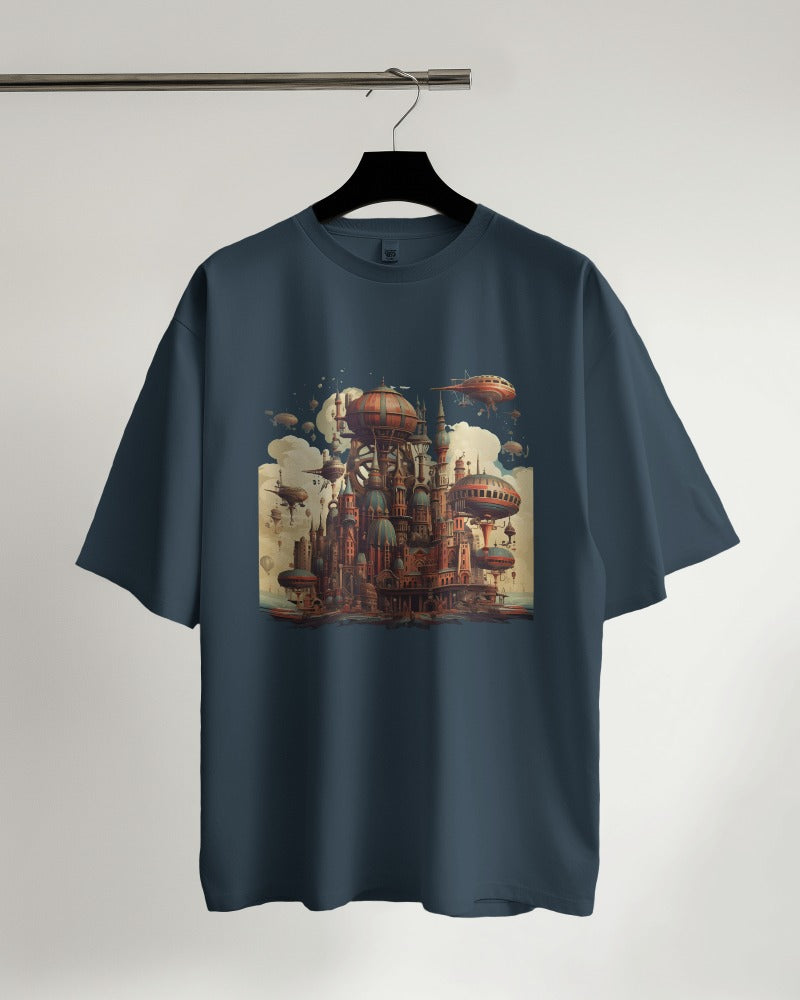 Steampunk City - Classic Oversized T-Shirt
