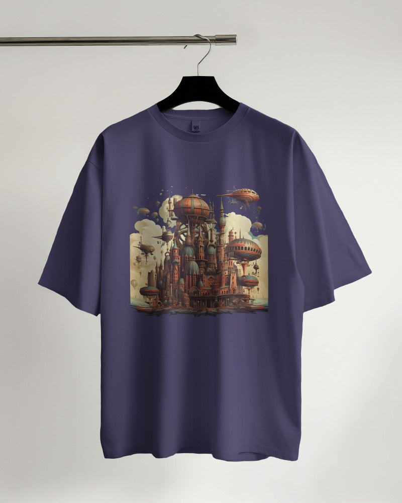 Steampunk City - Classic Oversized T-Shirt
