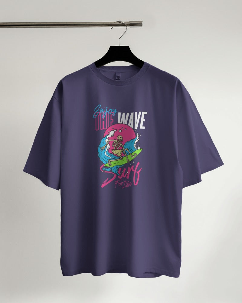 Enjoy The Wave - Classic Oversized T-Shirt