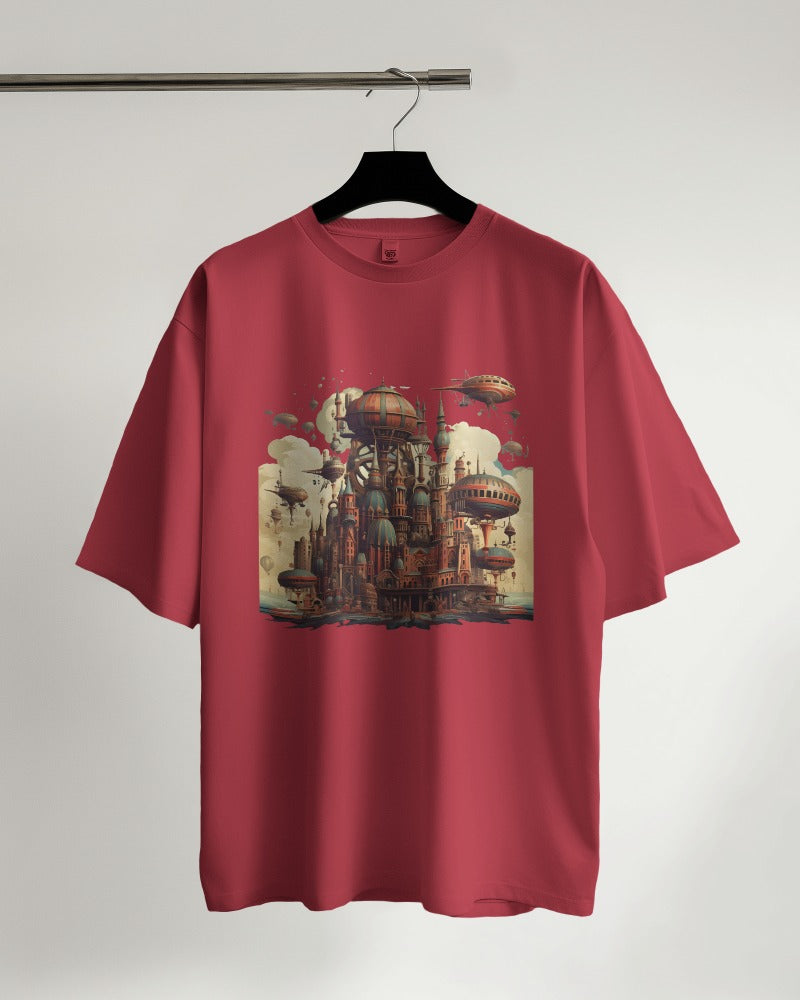 Steampunk City - Classic Oversized T-Shirt
