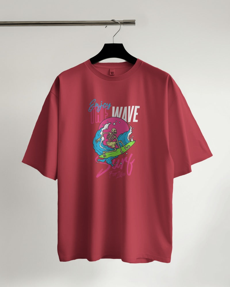 Enjoy The Wave - Classic Oversized T-Shirt