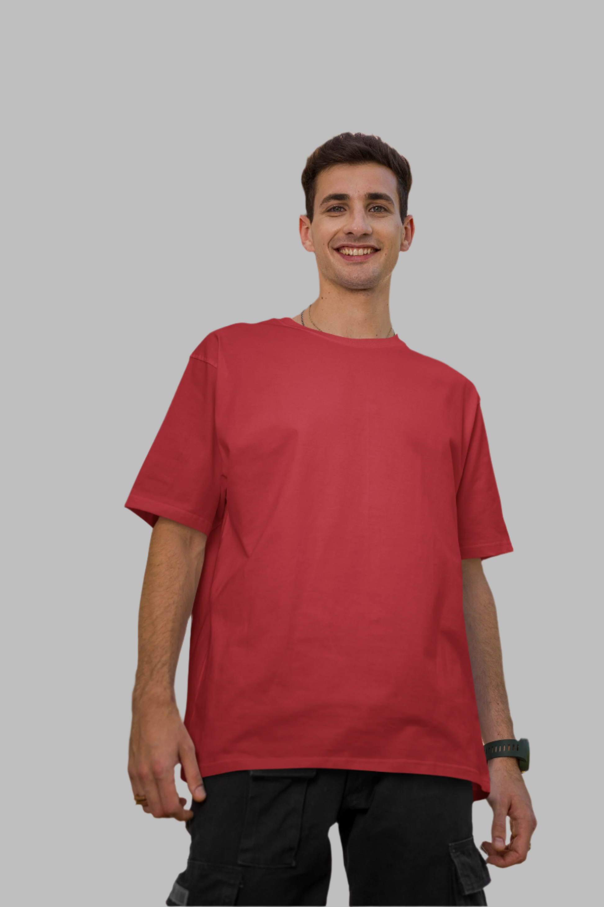 Red - Classic Oversized T-Shirt