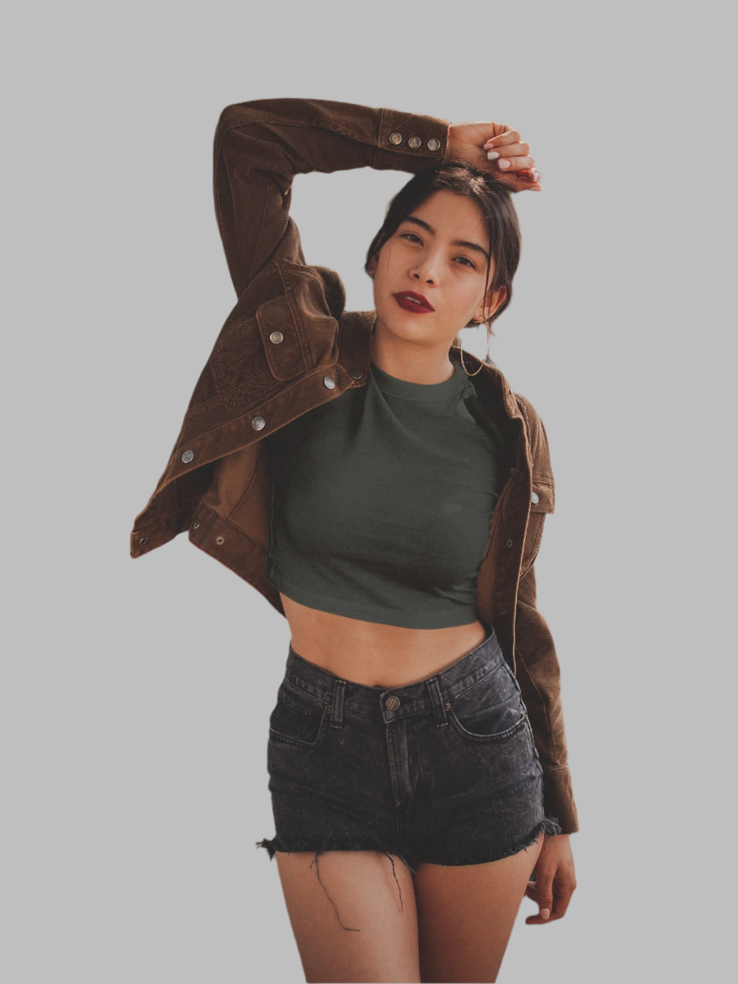 Black - Crop Top