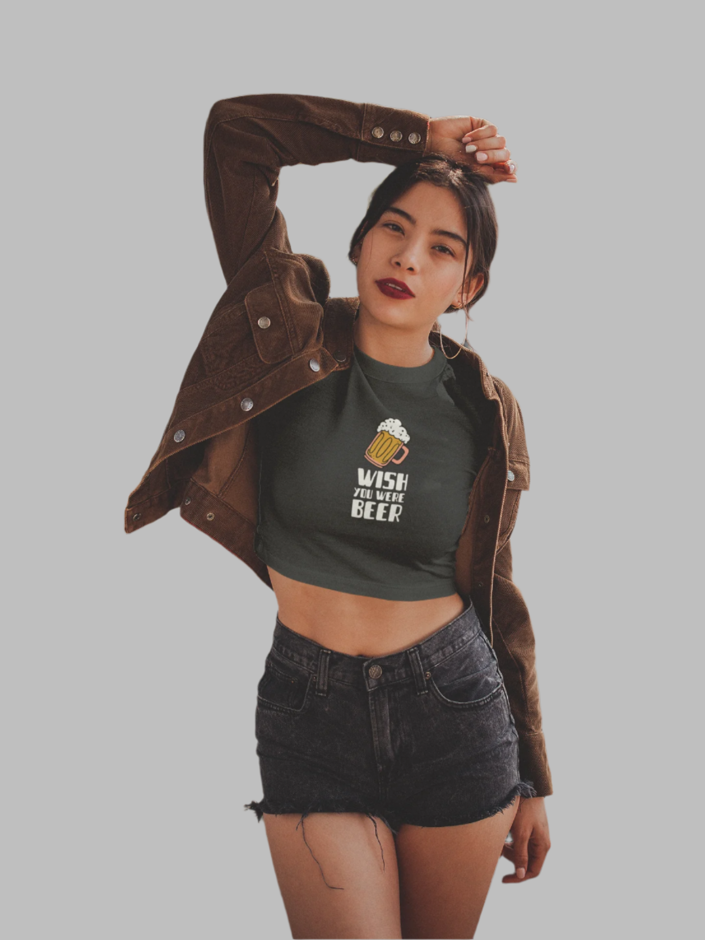 Wish You Were Beer - Crop Top