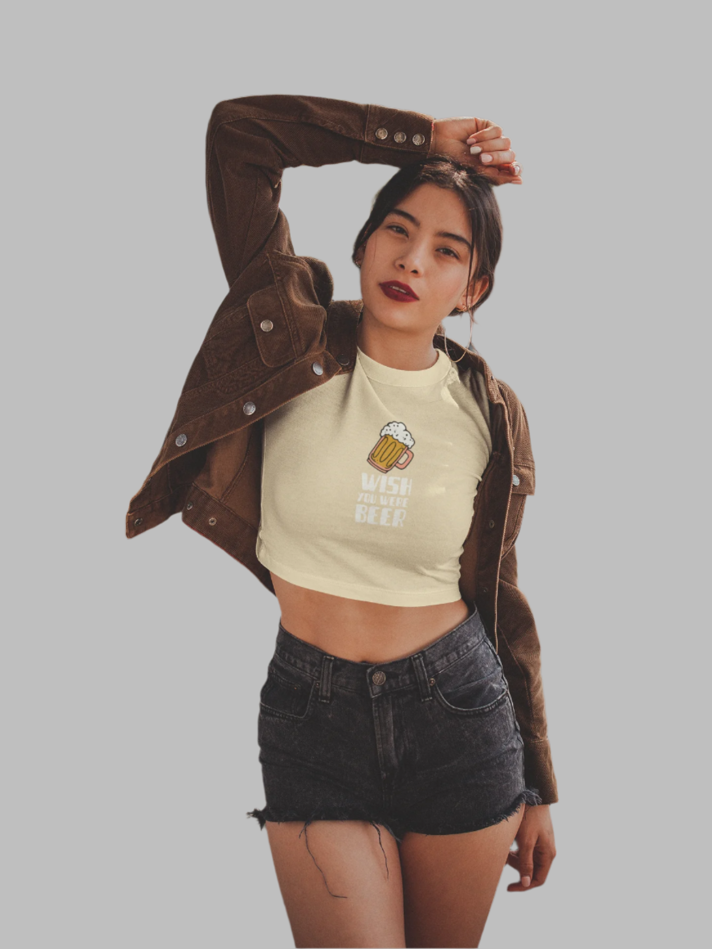 Wish You Were Beer - Crop Top