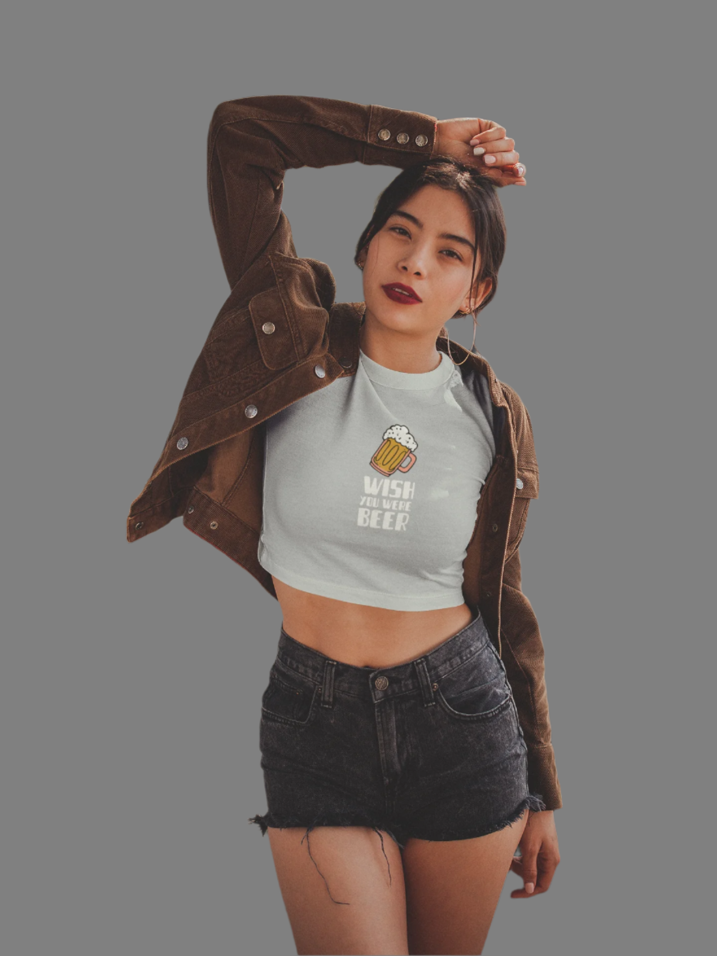 Wish You Were Beer - Crop Top