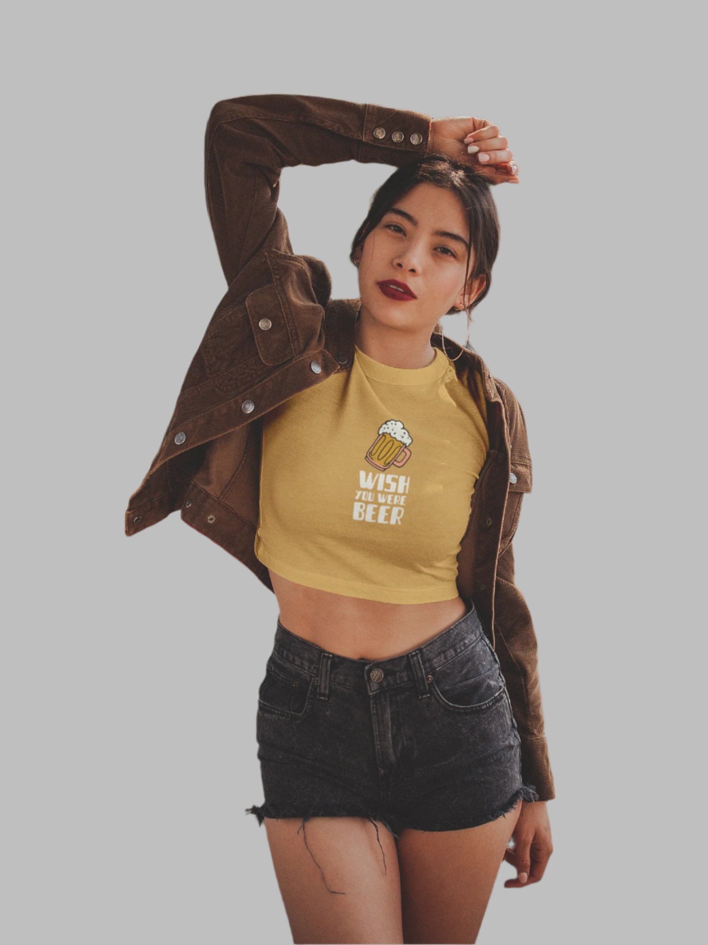 Wish You Were Beer - Crop Top