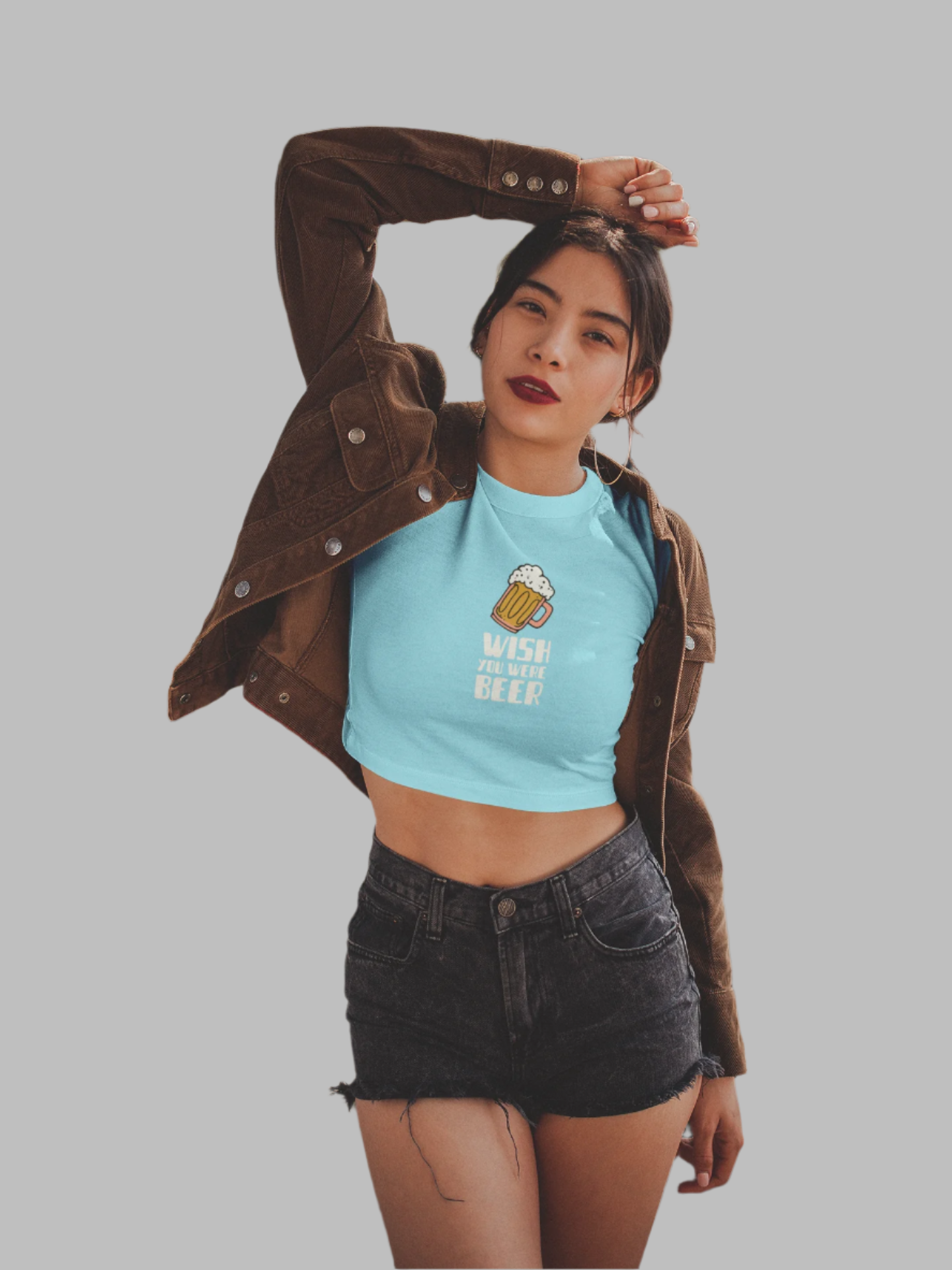 Wish You Were Beer - Crop Top