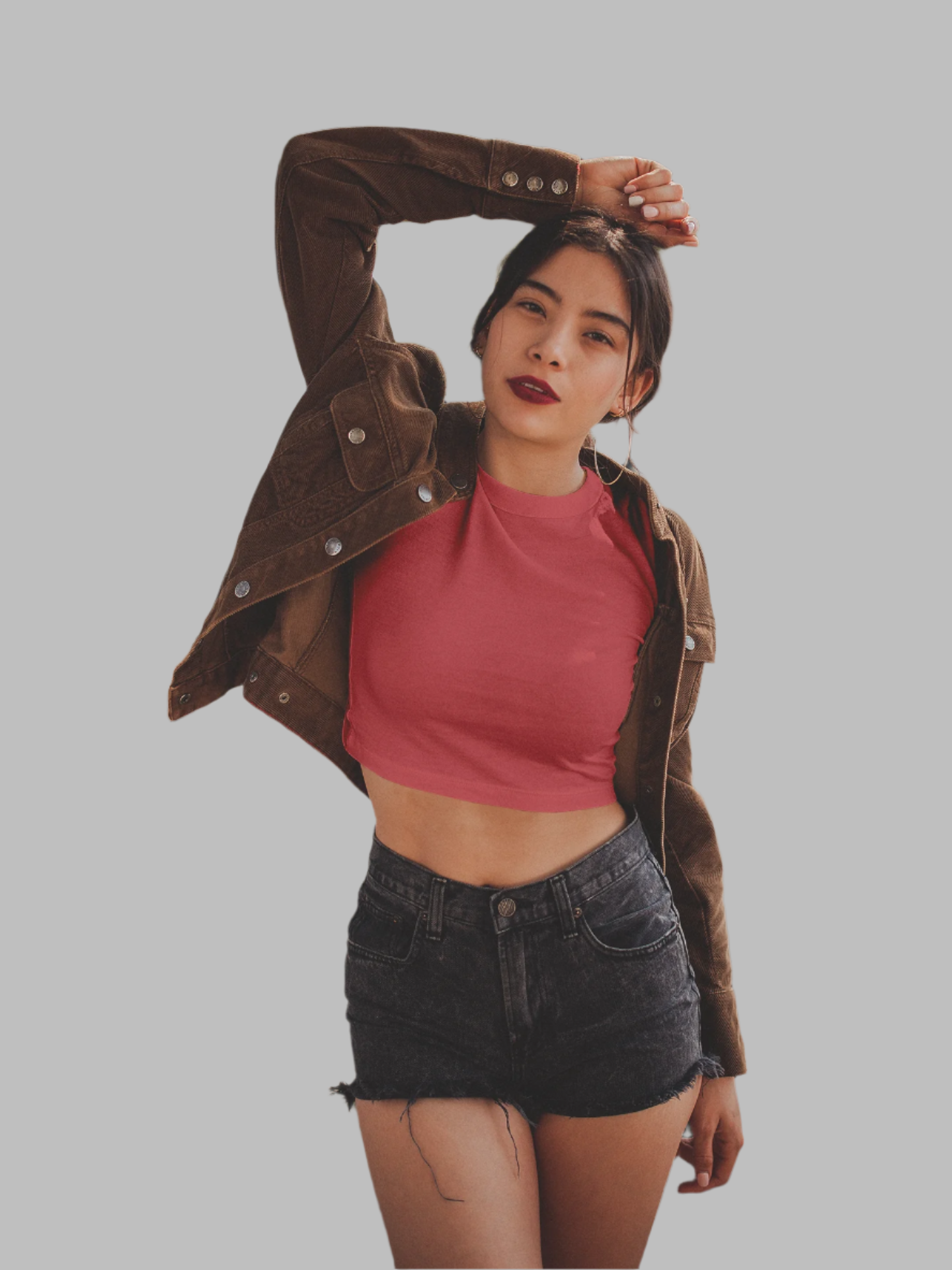 Red - Crop Top