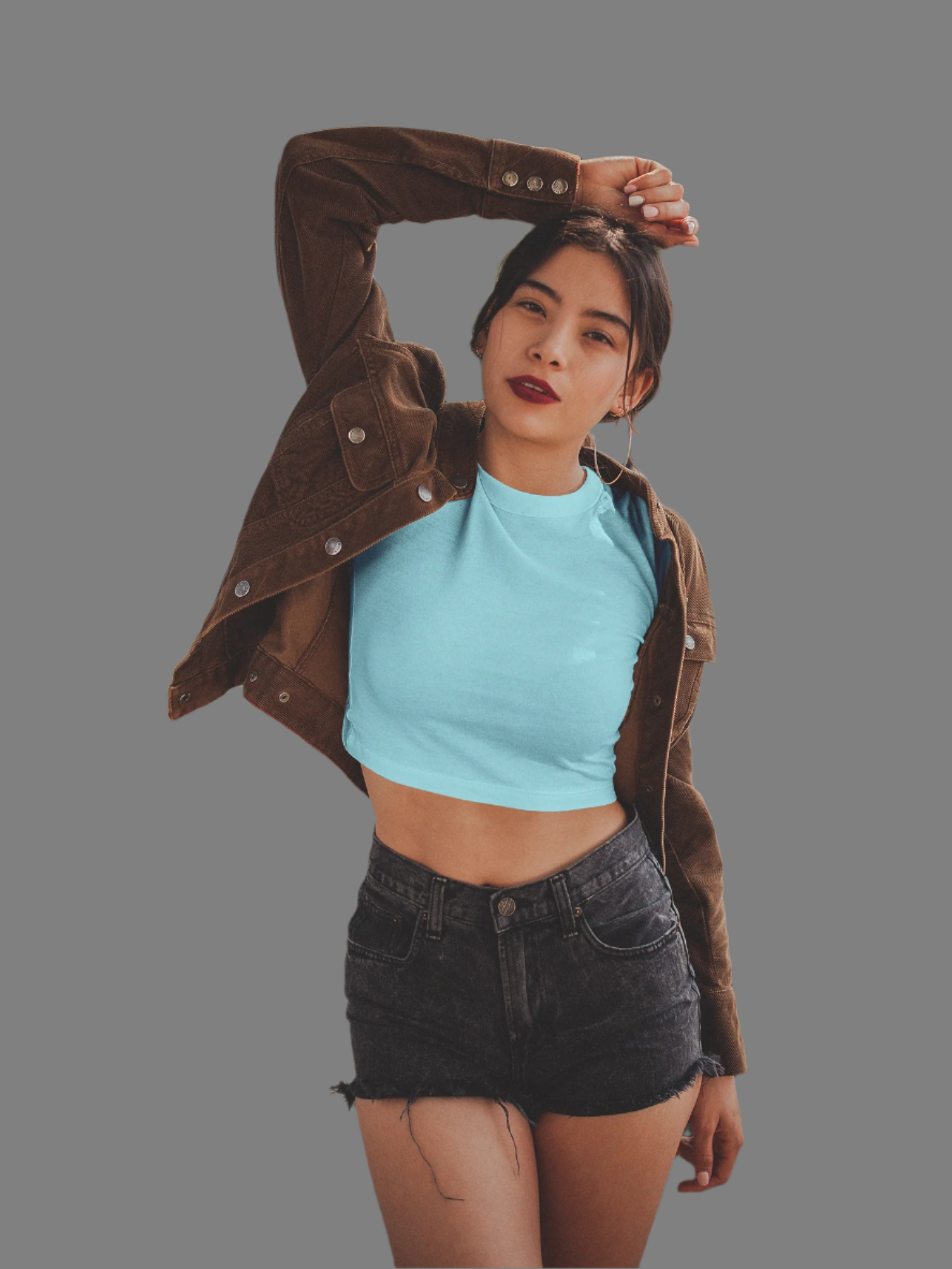 Sky Blue - Crop Top