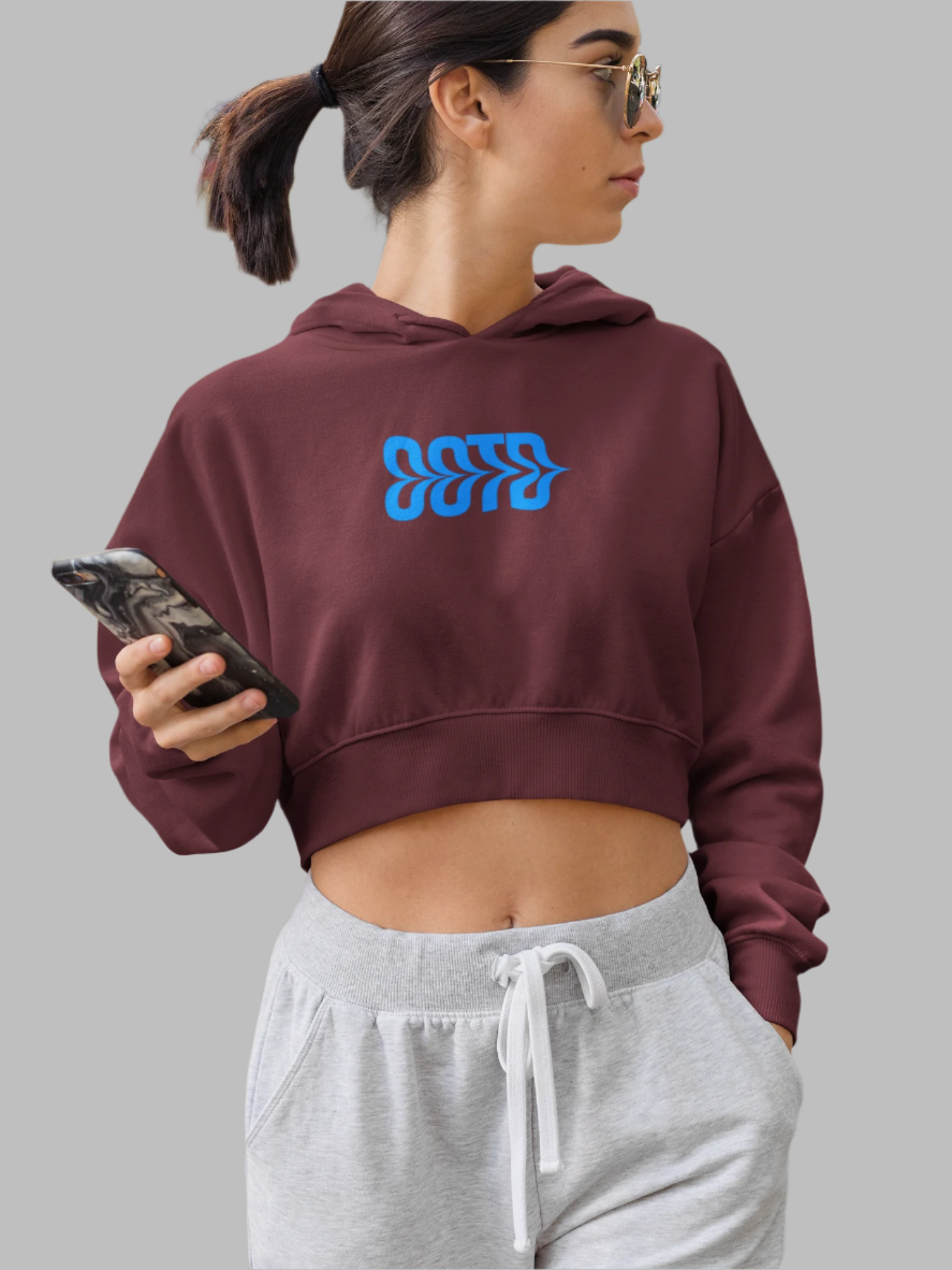 OOTD - Crop Hoodie