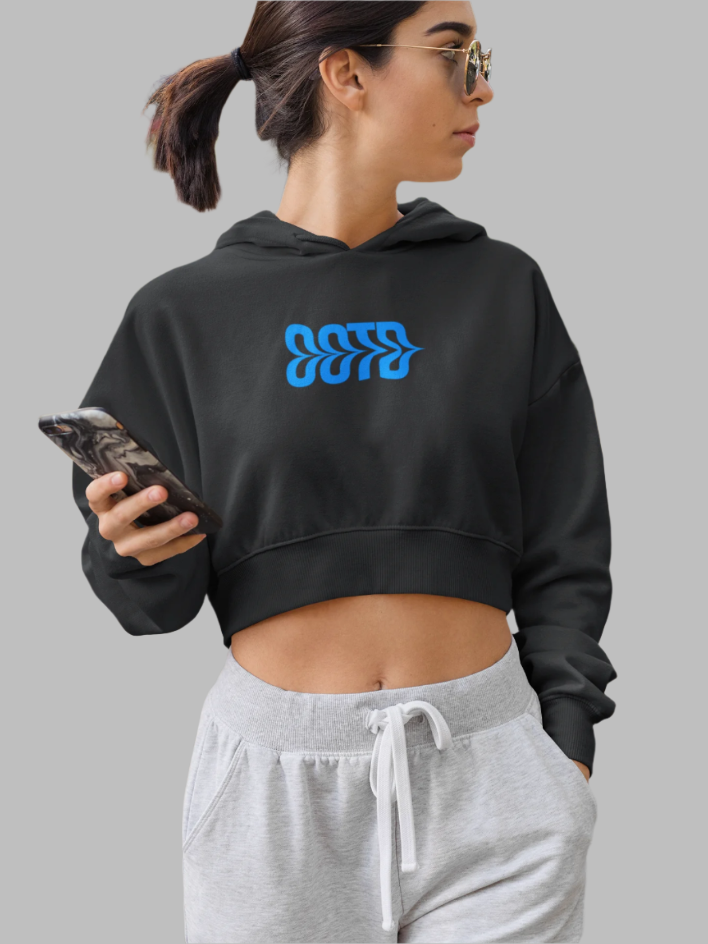 OOTD - Crop Hoodie