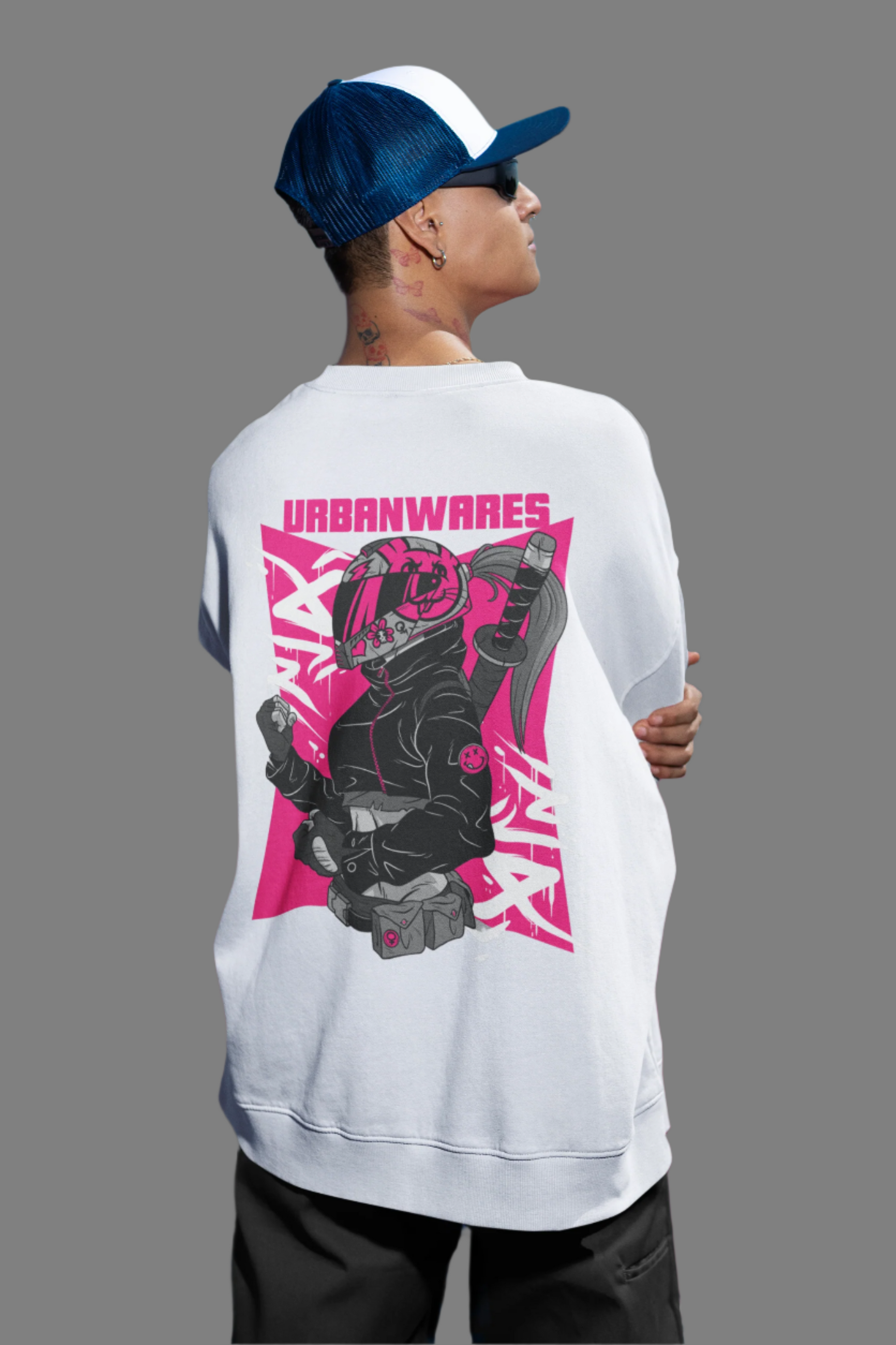 Helmet Warrior - Oversized Sweatshirt