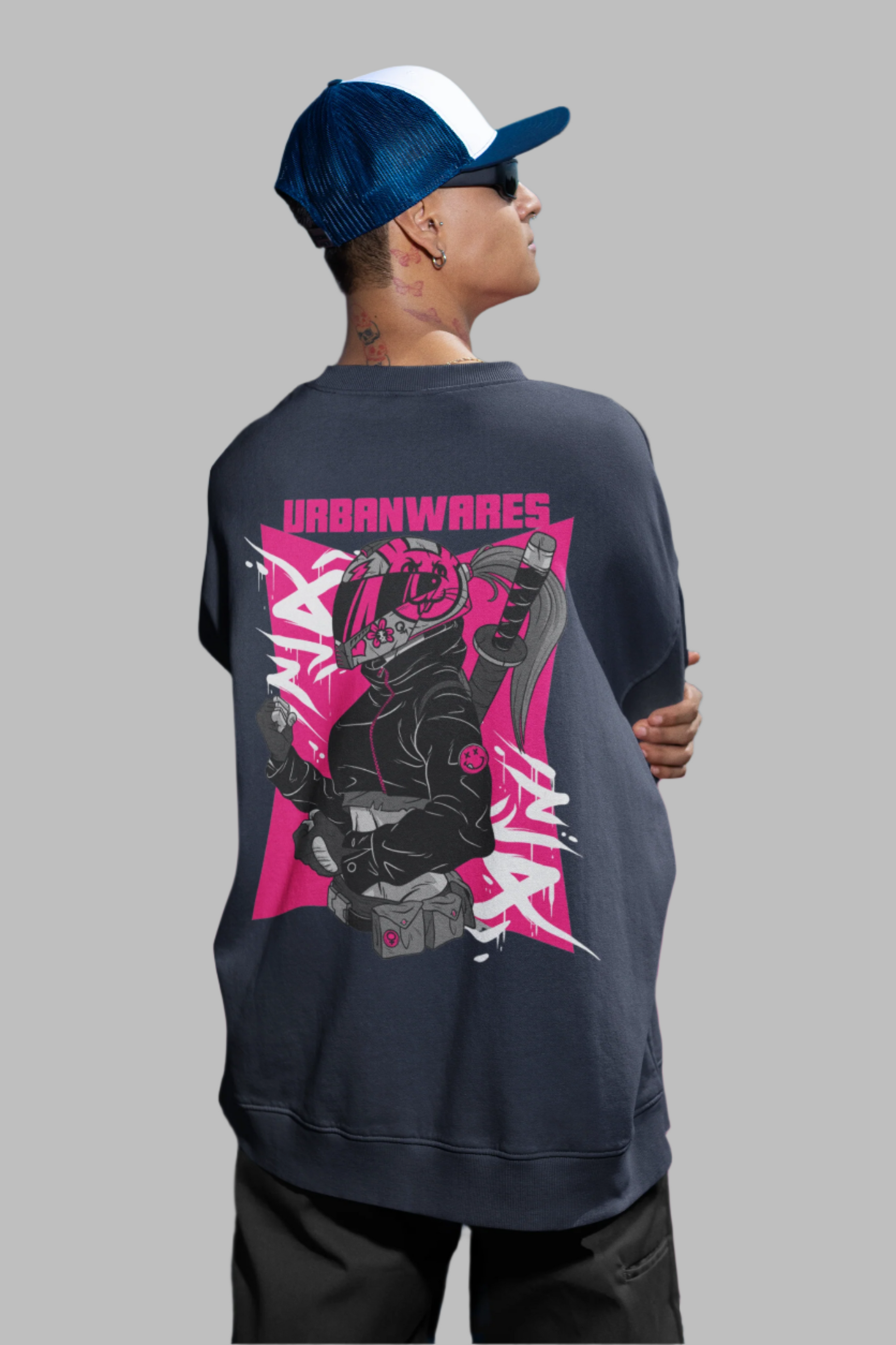 Helmet Warrior - Oversized Sweatshirt