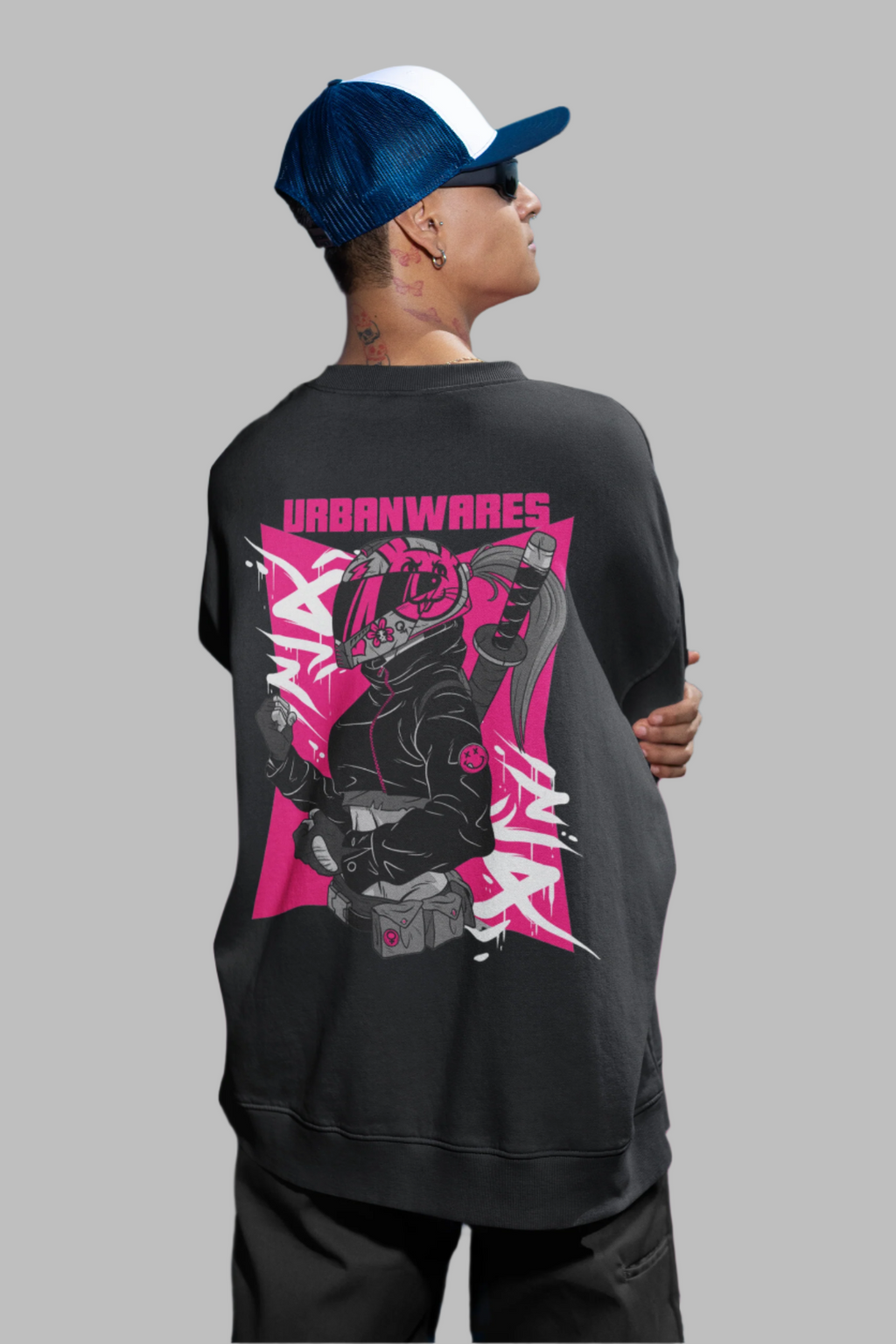 Helmet Warrior - Oversized Sweatshirt