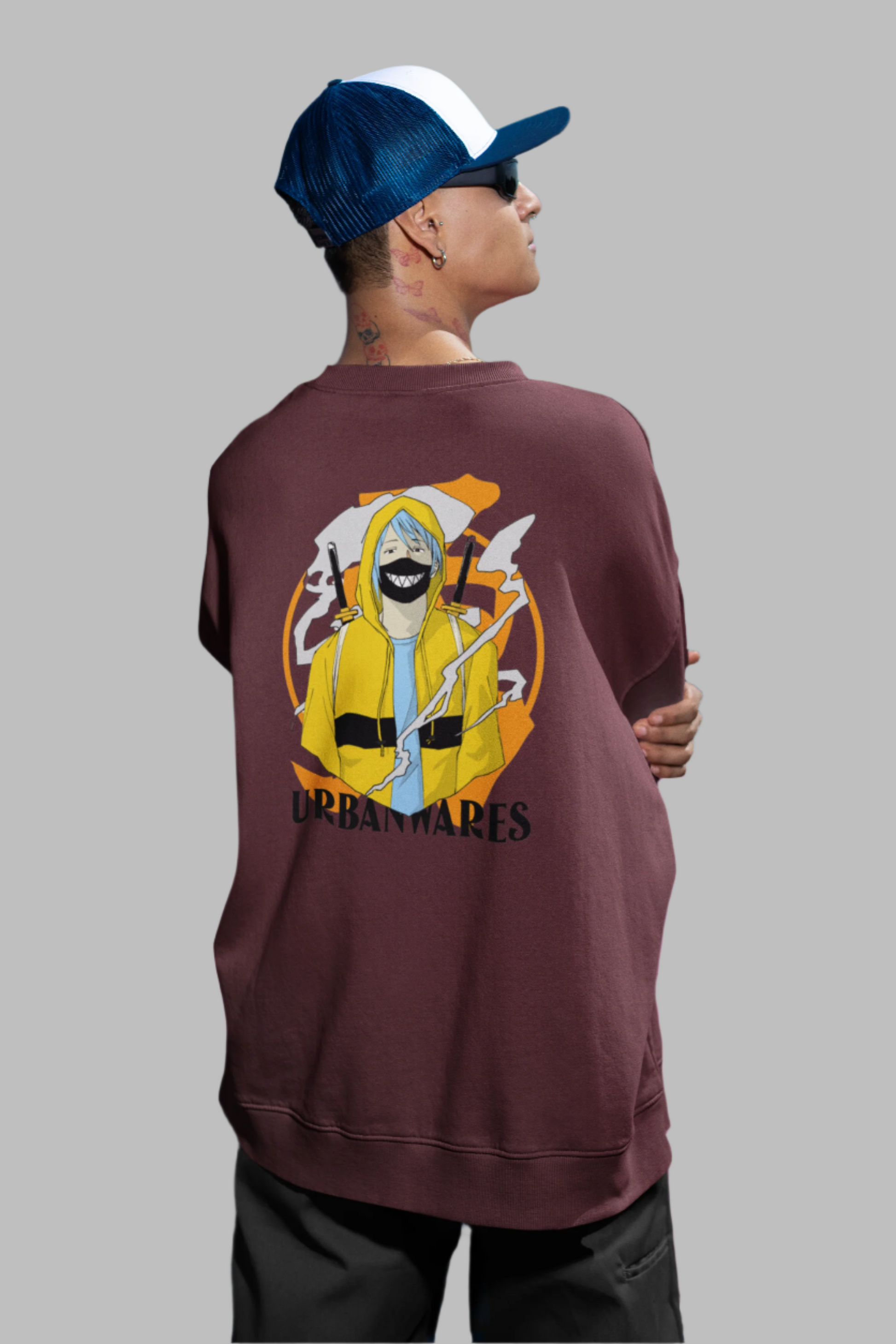 Masked Samurai - Oversized Sweatshirt