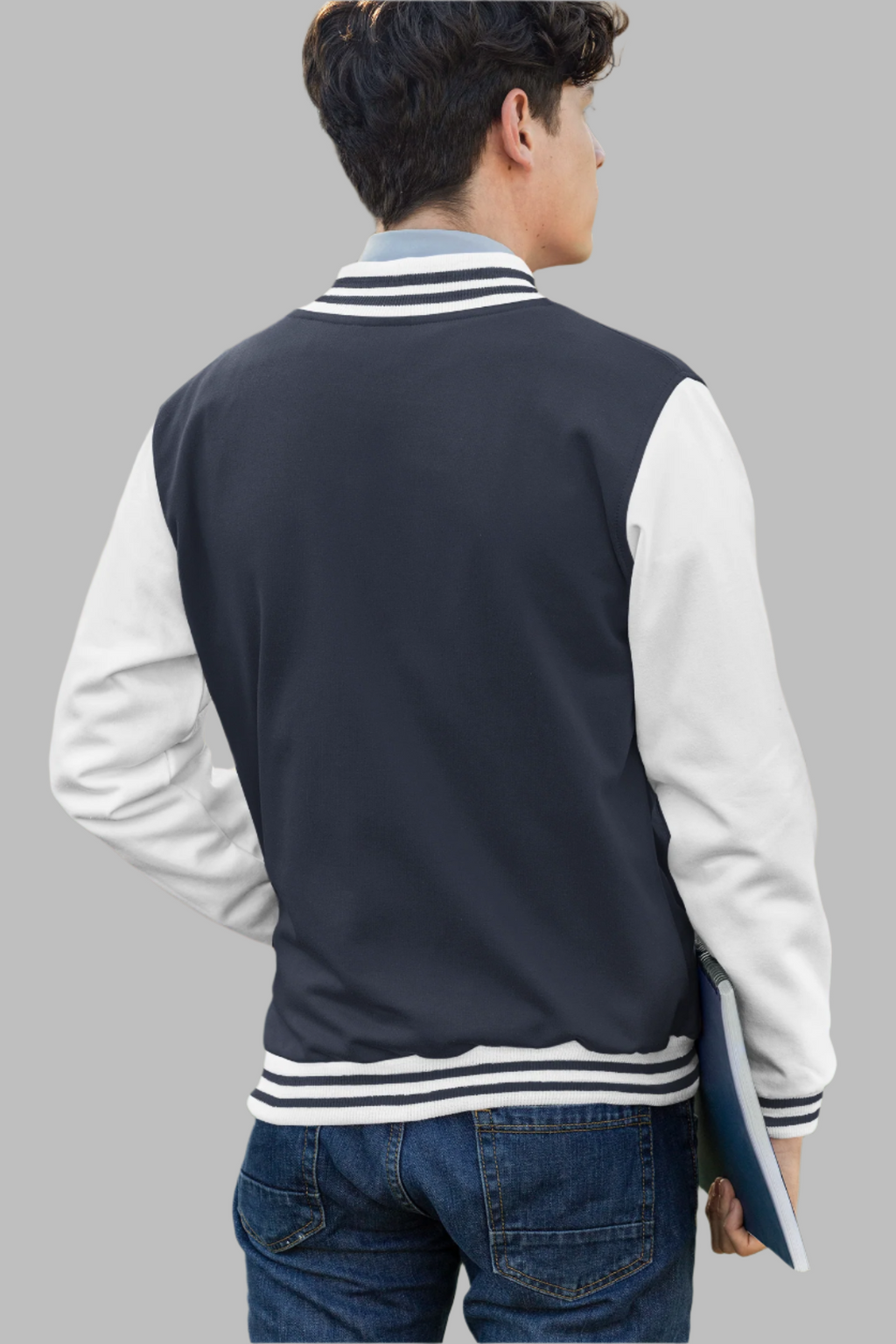Navy Blue - Varsity Jacket