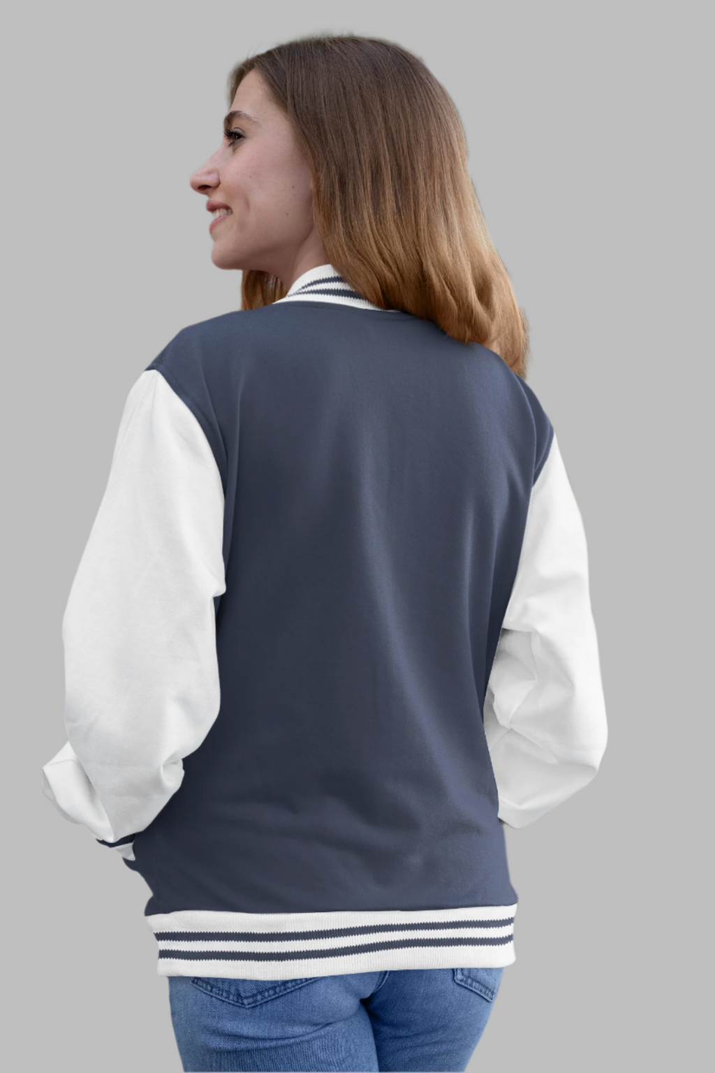 Navy Blue - Varsity Jacket