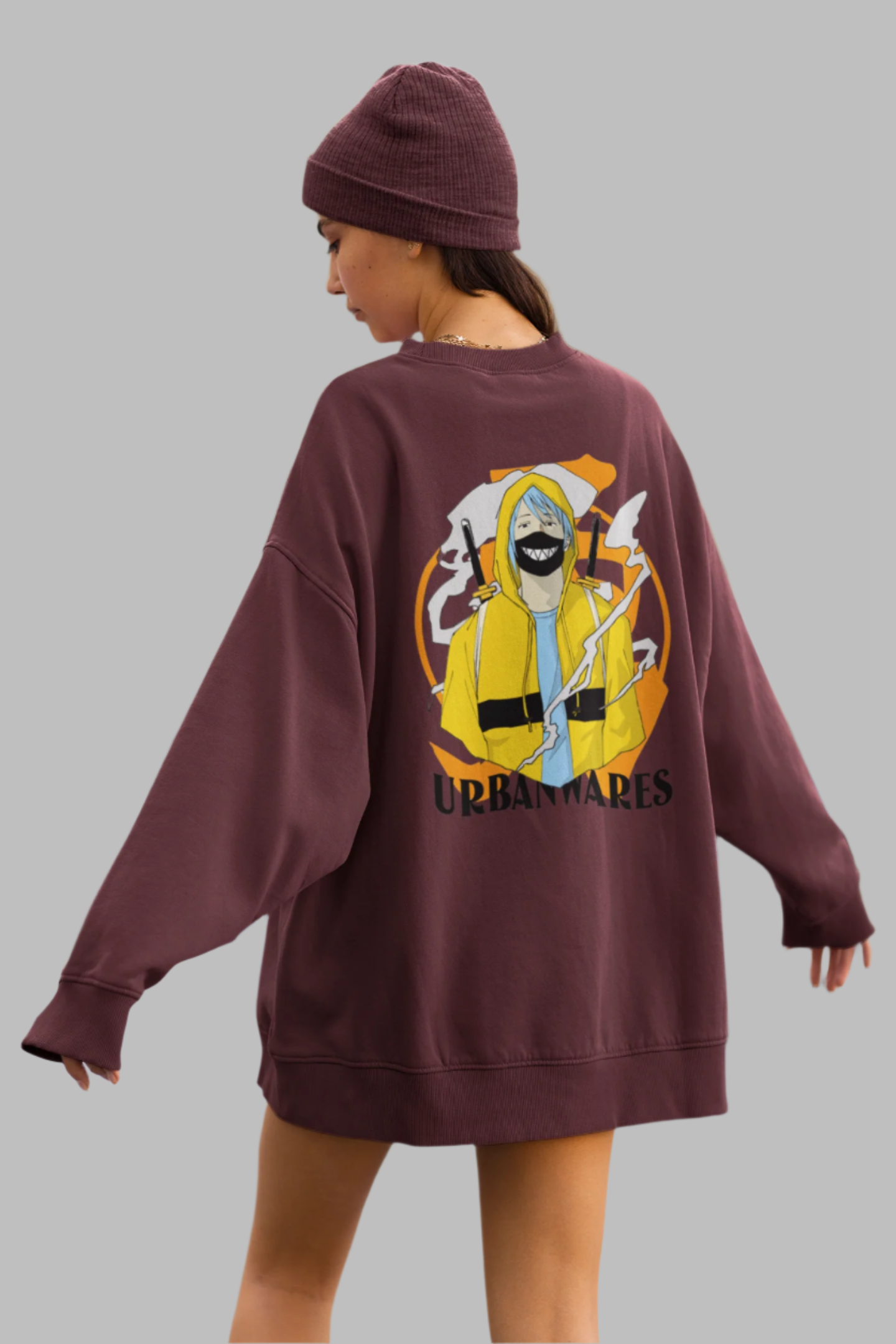 Masked Samurai - Oversized Sweatshirt