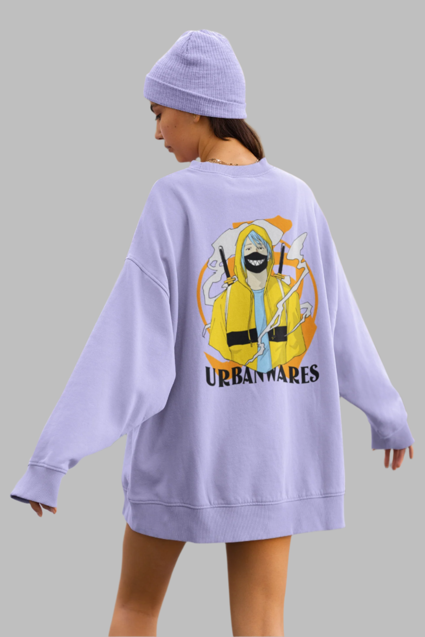 Masked Samurai - Oversized Sweatshirt