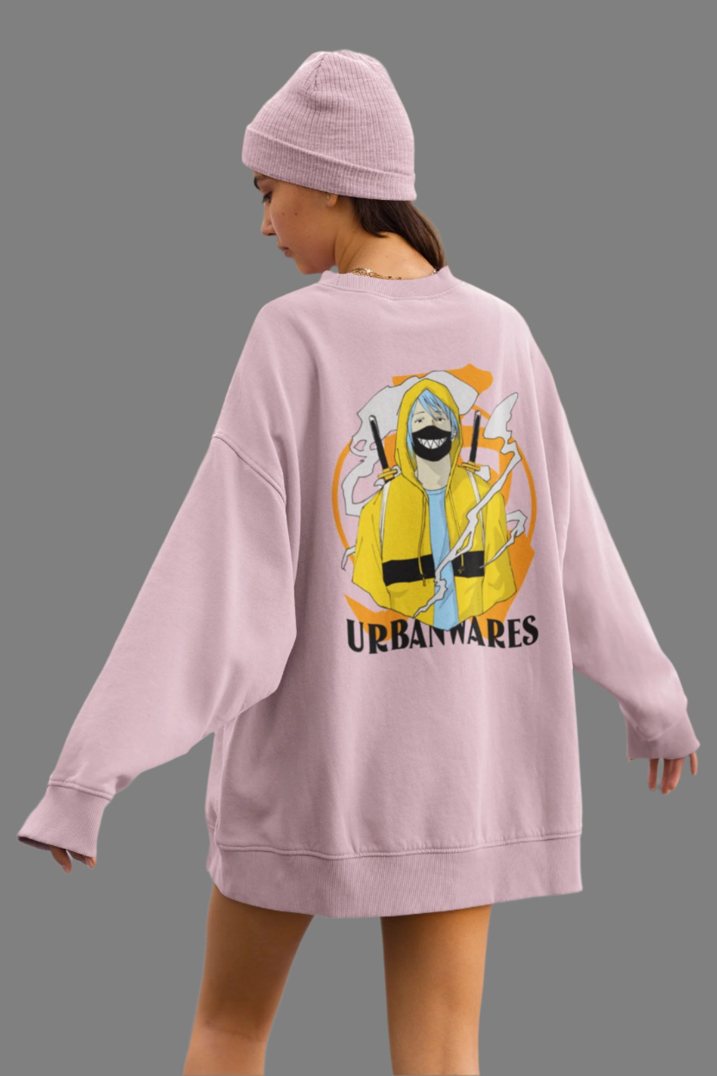 Masked Samurai - Oversized Sweatshirt
