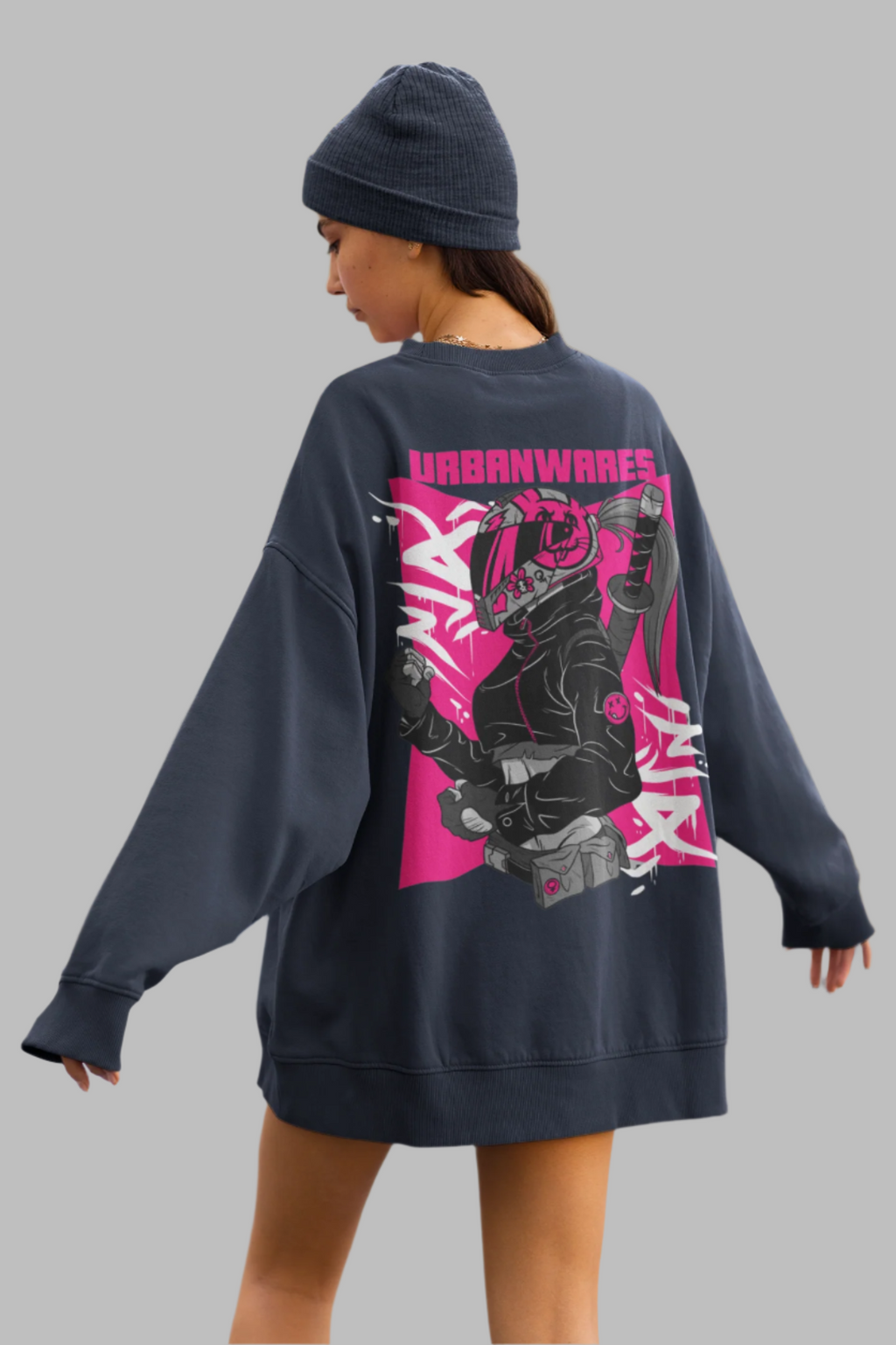 Helmet Warrior - Oversized Sweatshirt