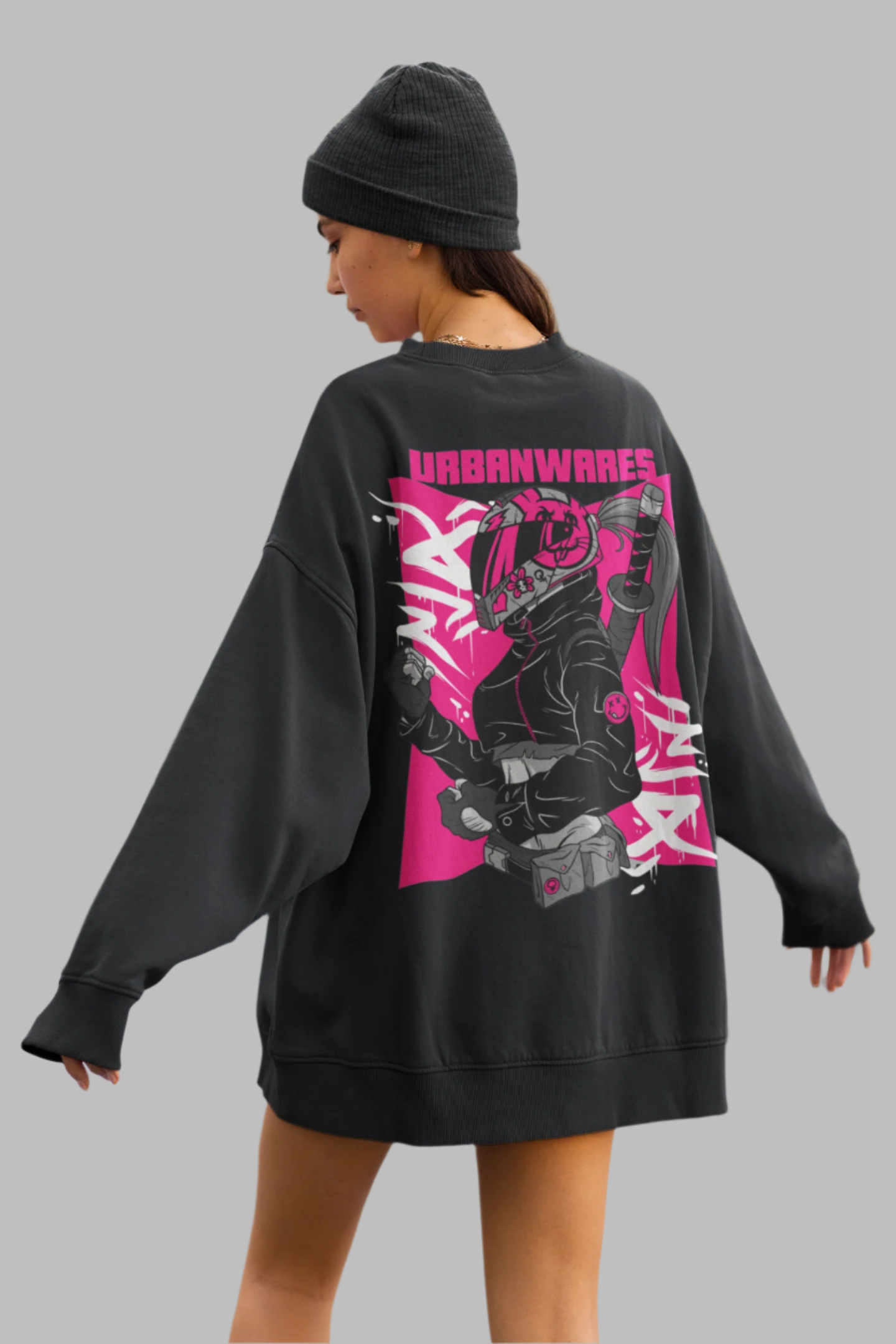 Helmet Warrior - Oversized Sweatshirt