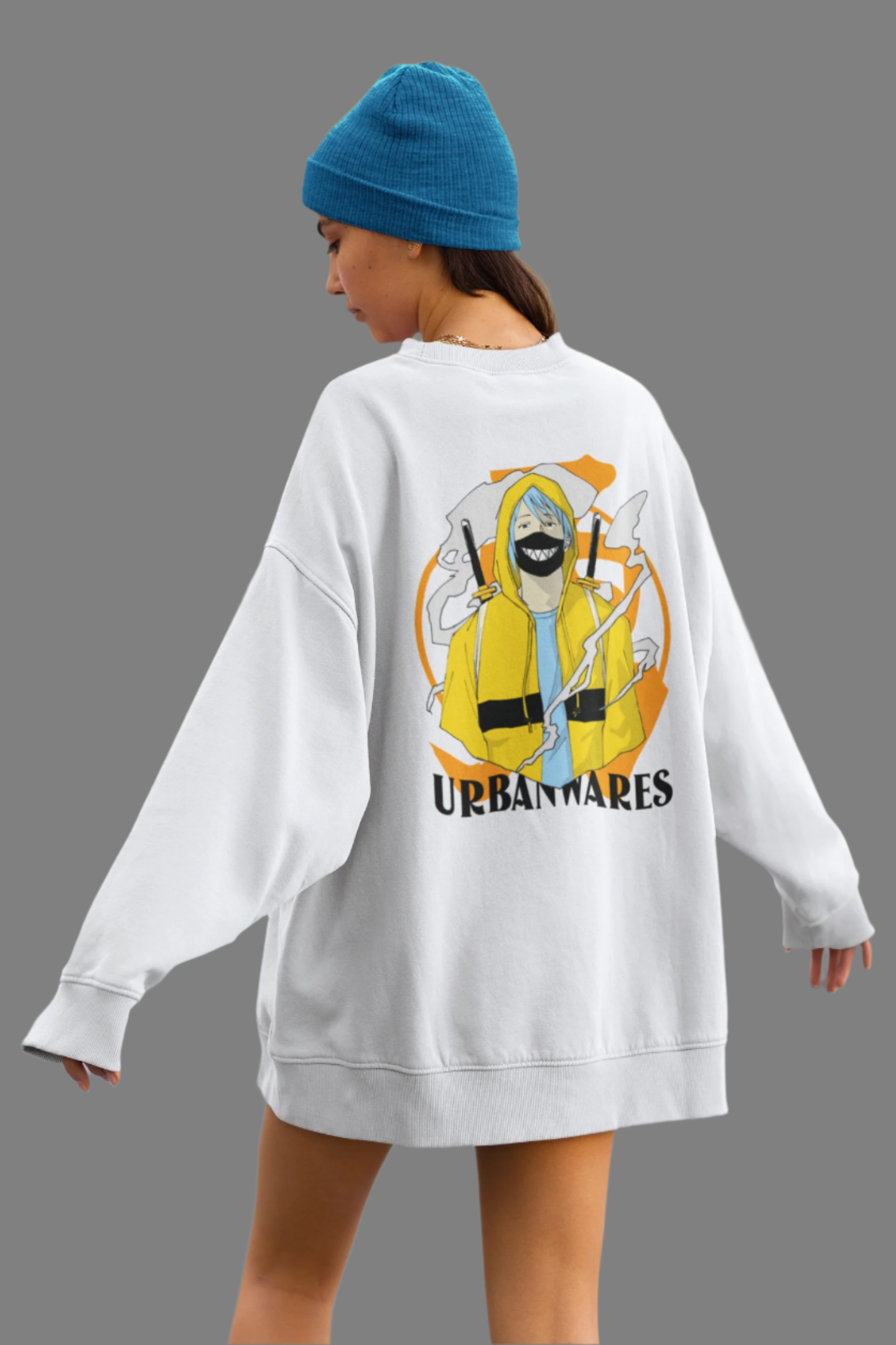 Masked Samurai - Oversized Sweatshirt