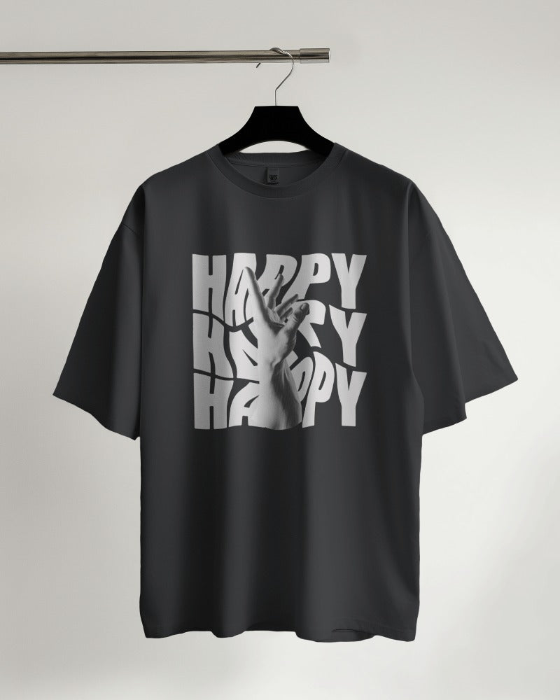 Happy - Classic Oversized T-Shirt