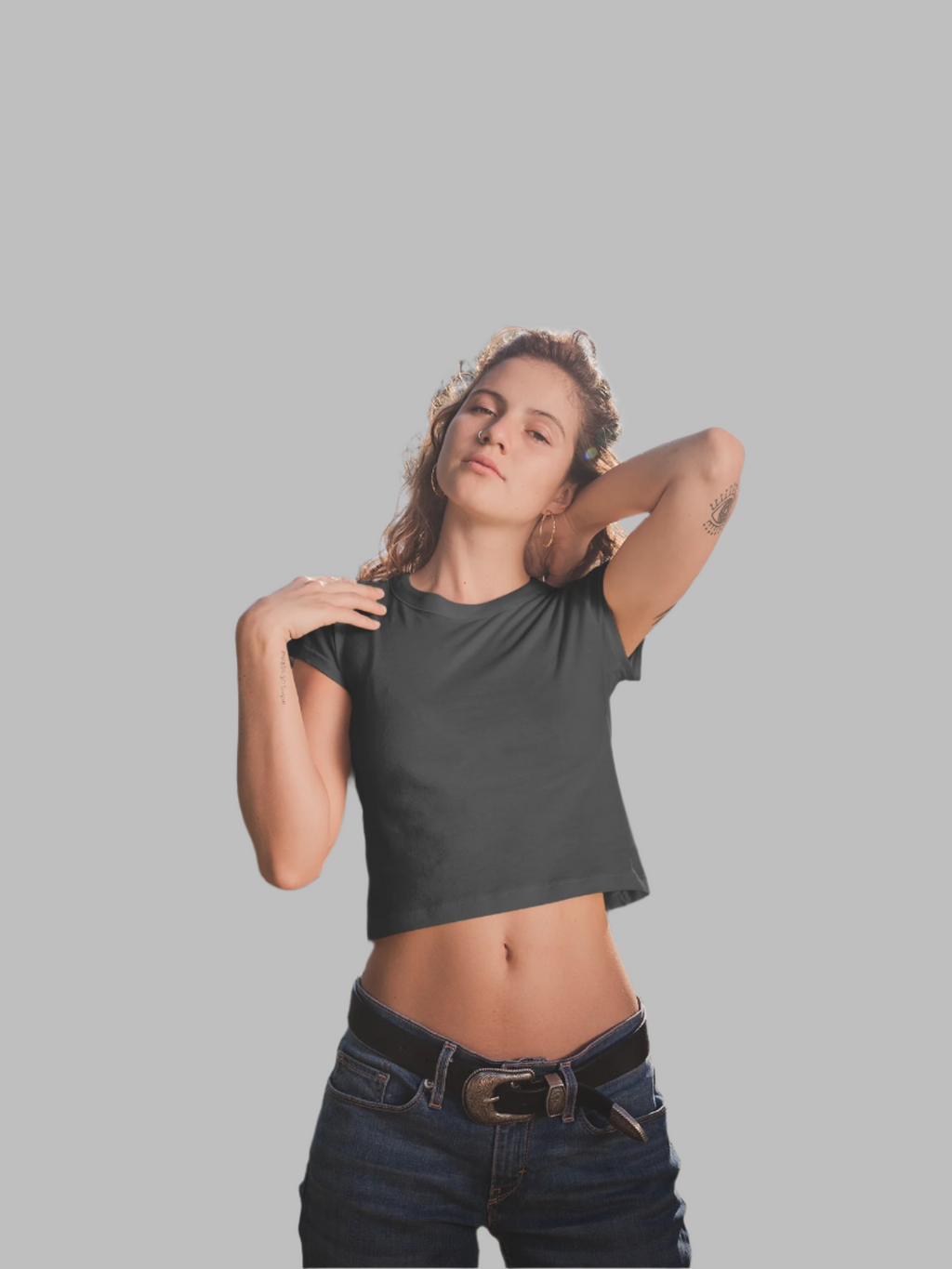 Black - Crop Top