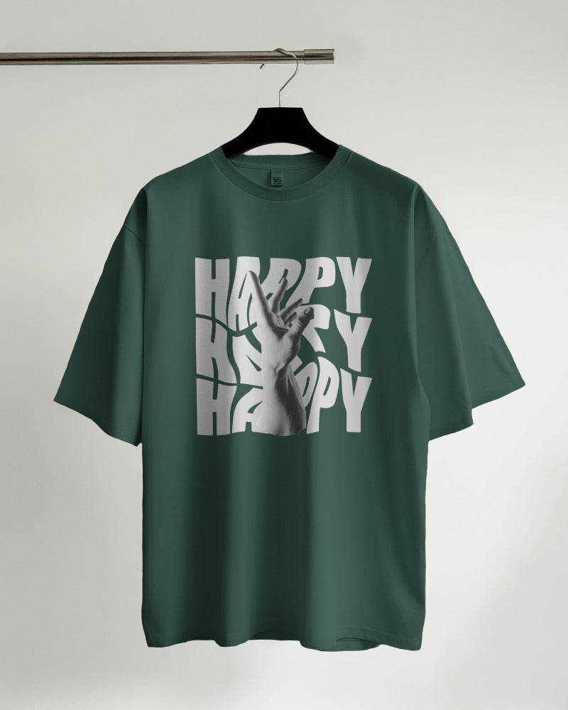Happy - Classic Oversized T-Shirt