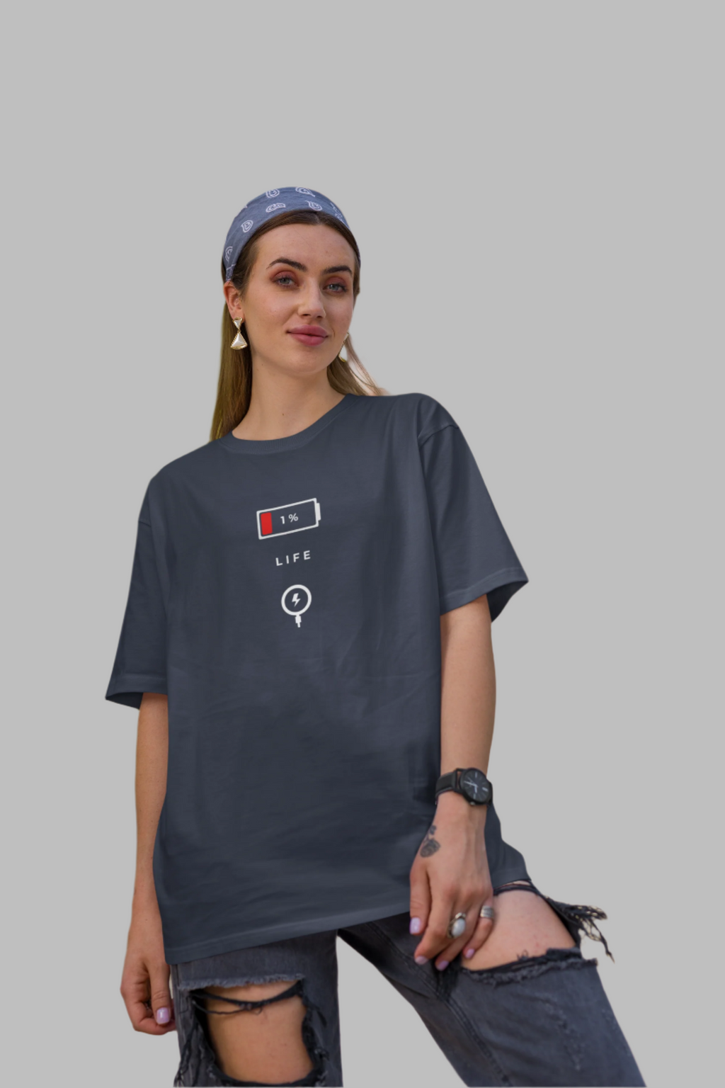 1% Life - Classic Oversized T-Shirt