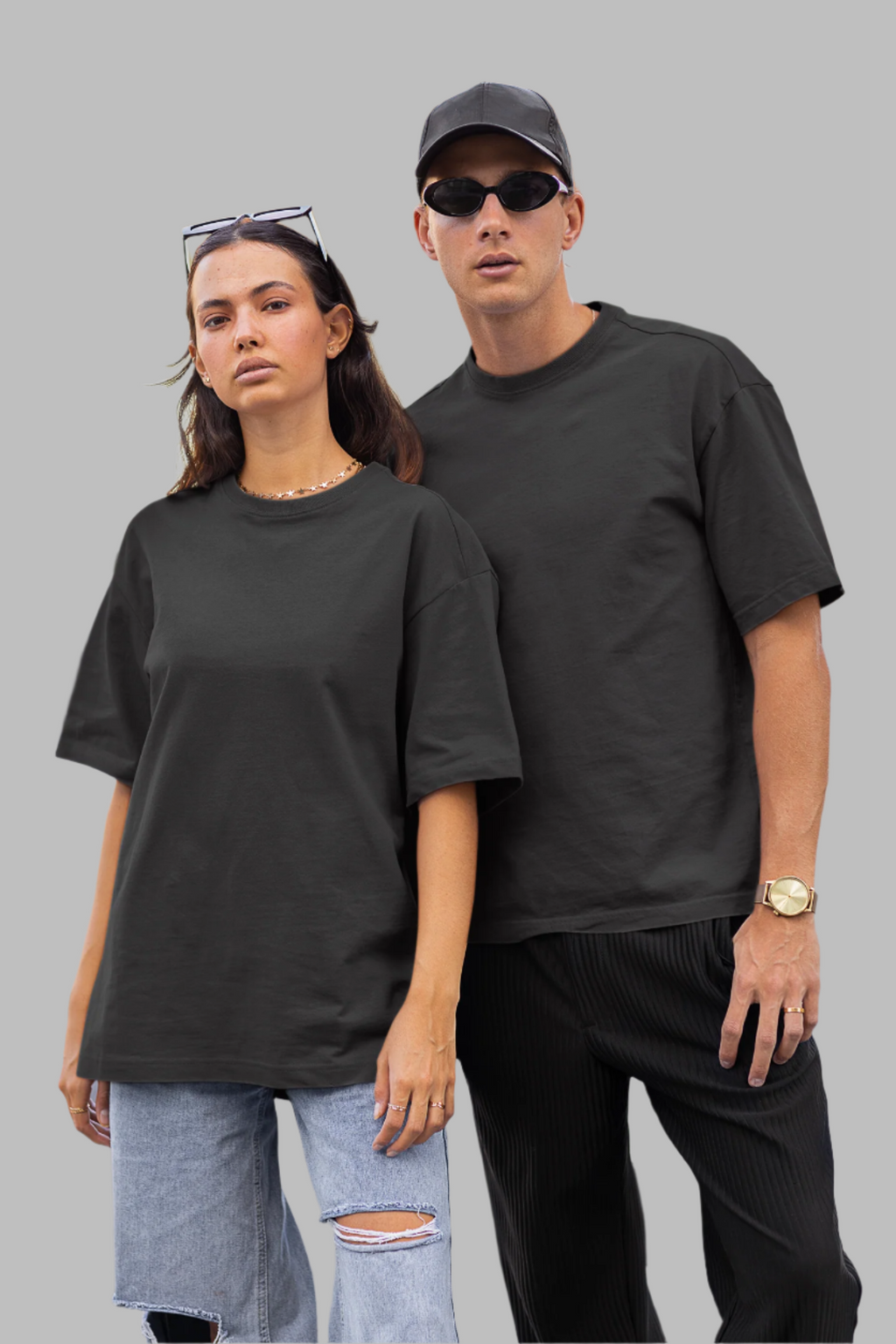Pack of 2 & 3 - Premium Oversized T-Shirt