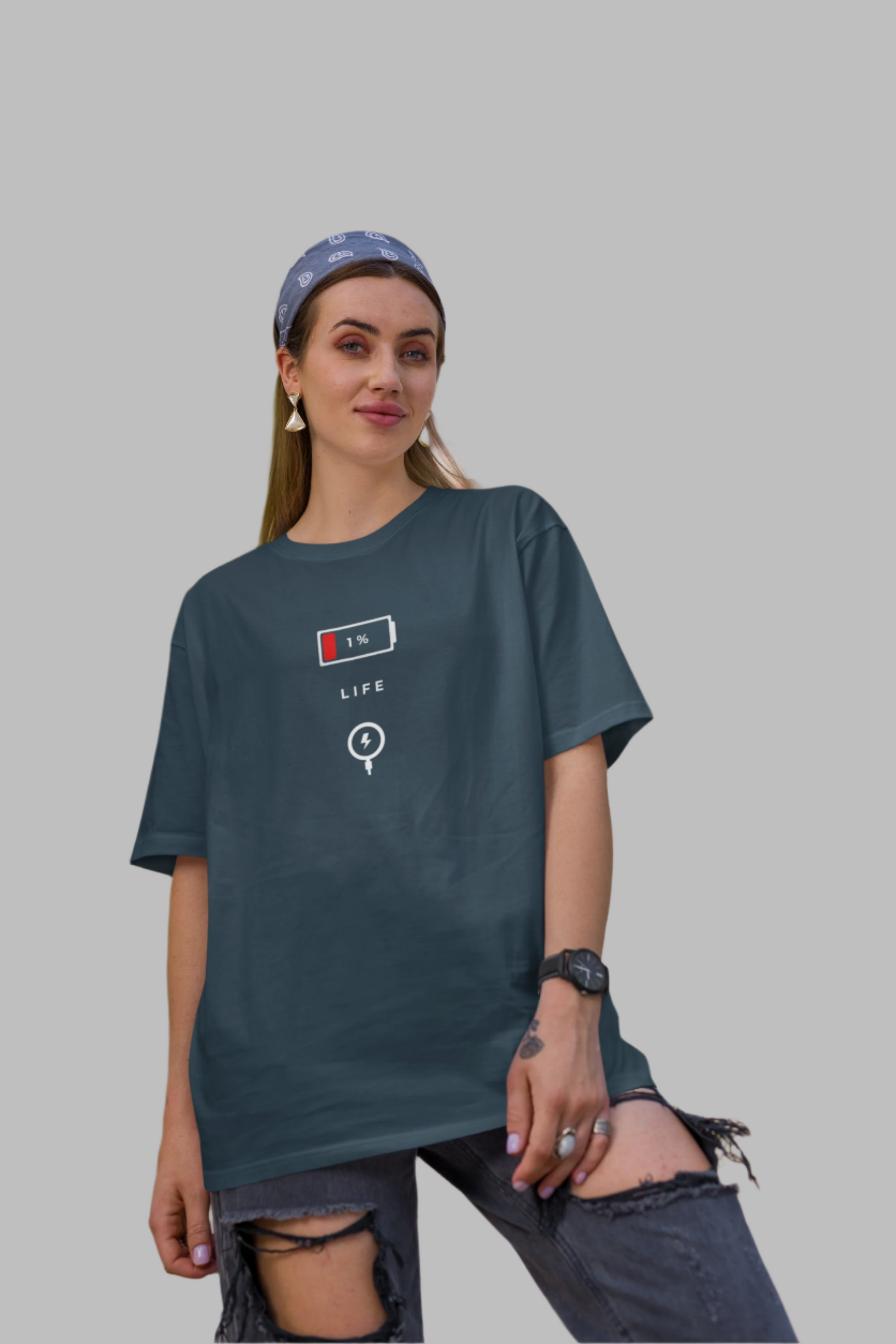 1% Life - Classic Oversized T-Shirt
