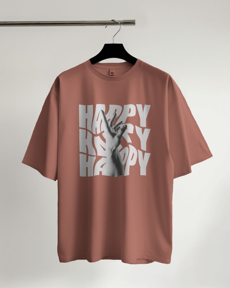 Happy - Classic Oversized T-Shirt
