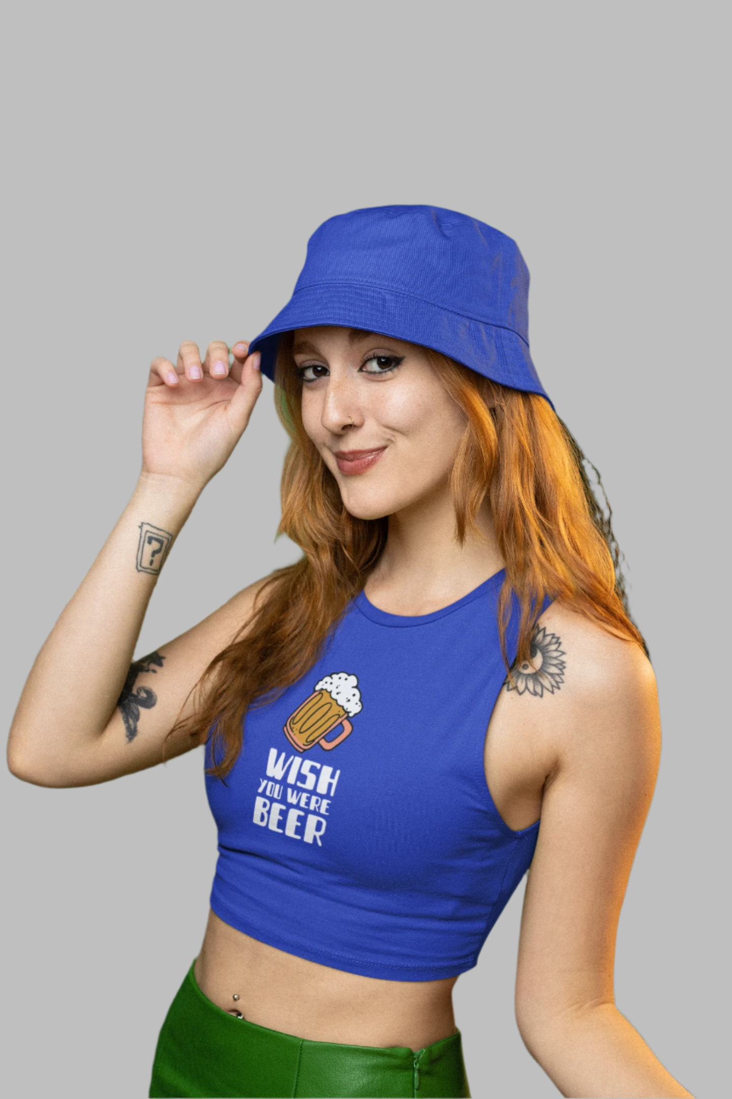 Wish You Were Beer - Crop Tank