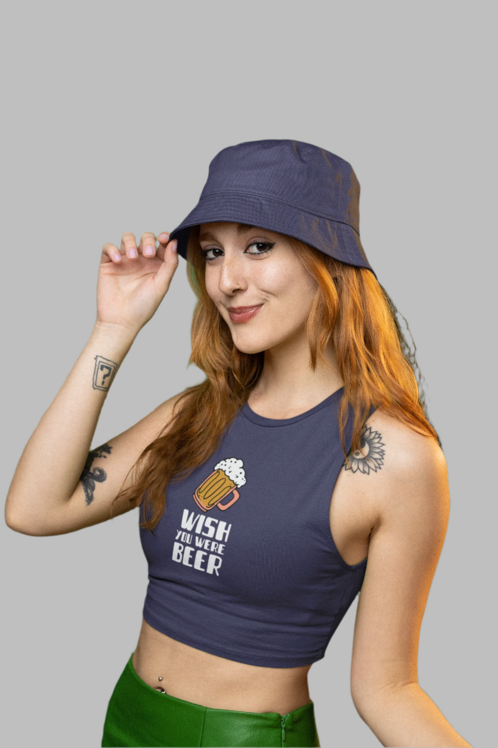 Wish You Were Beer - Crop Tank