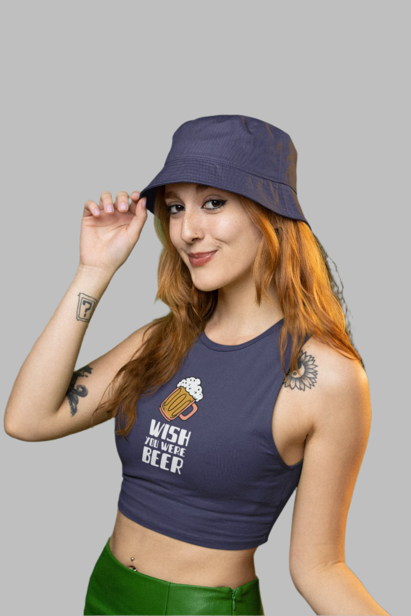Wish You Were Beer - Crop Tank