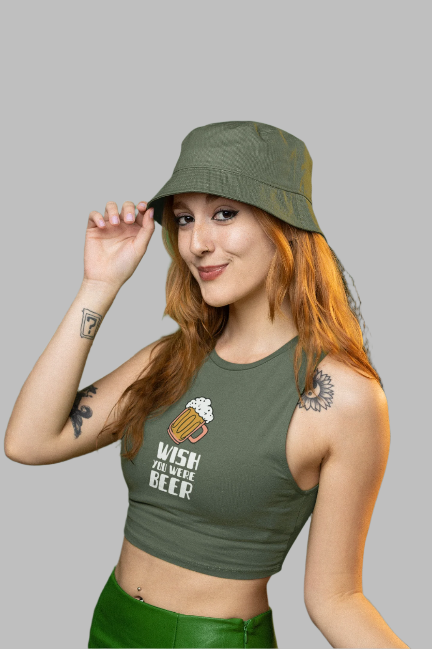 Wish You Were Beer - Crop Tank