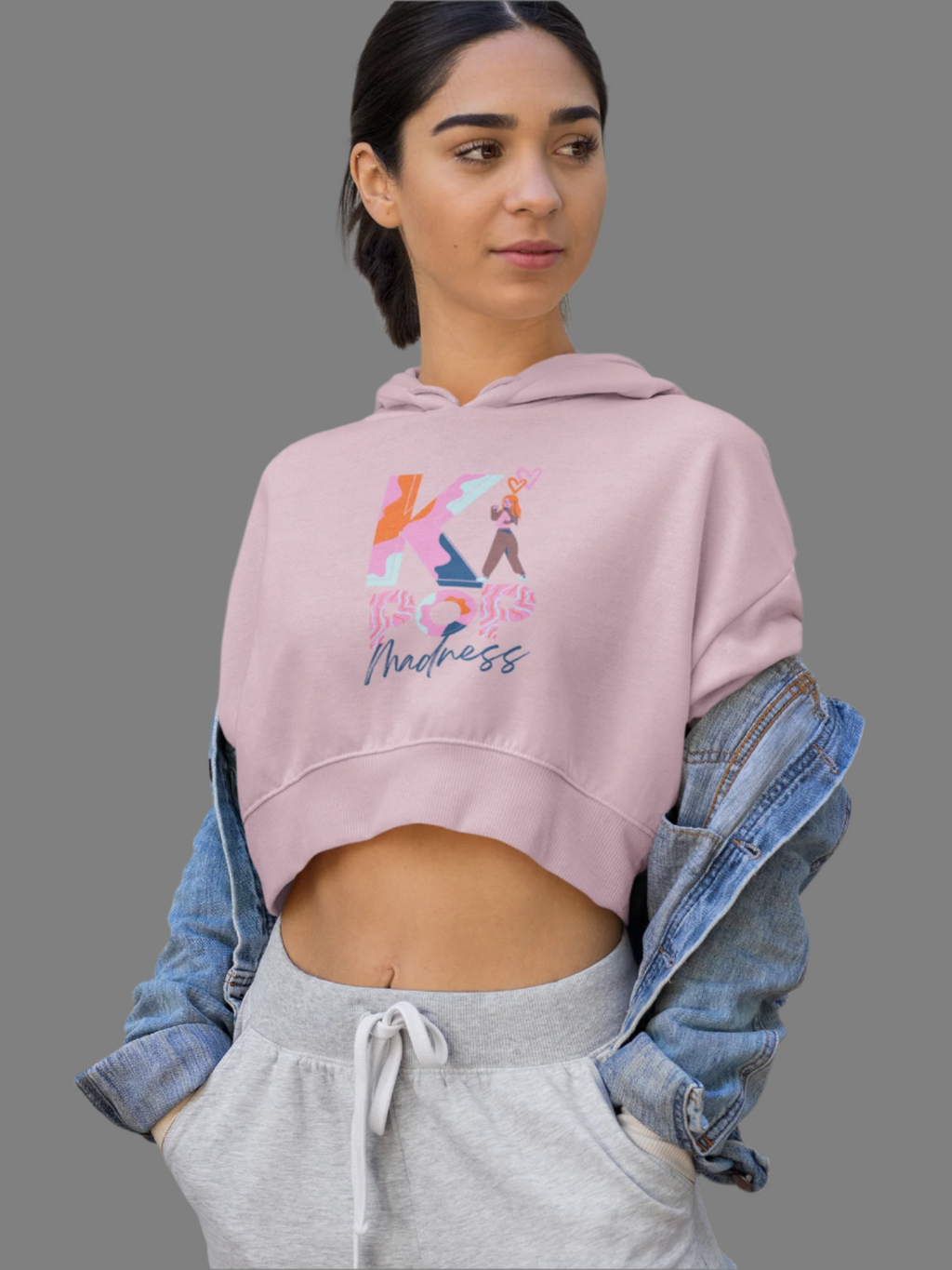 K Pop - Crop Hoodie