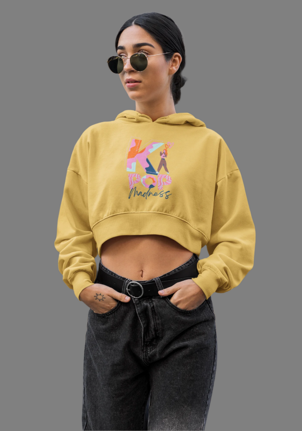 K Pop - Crop Hoodie