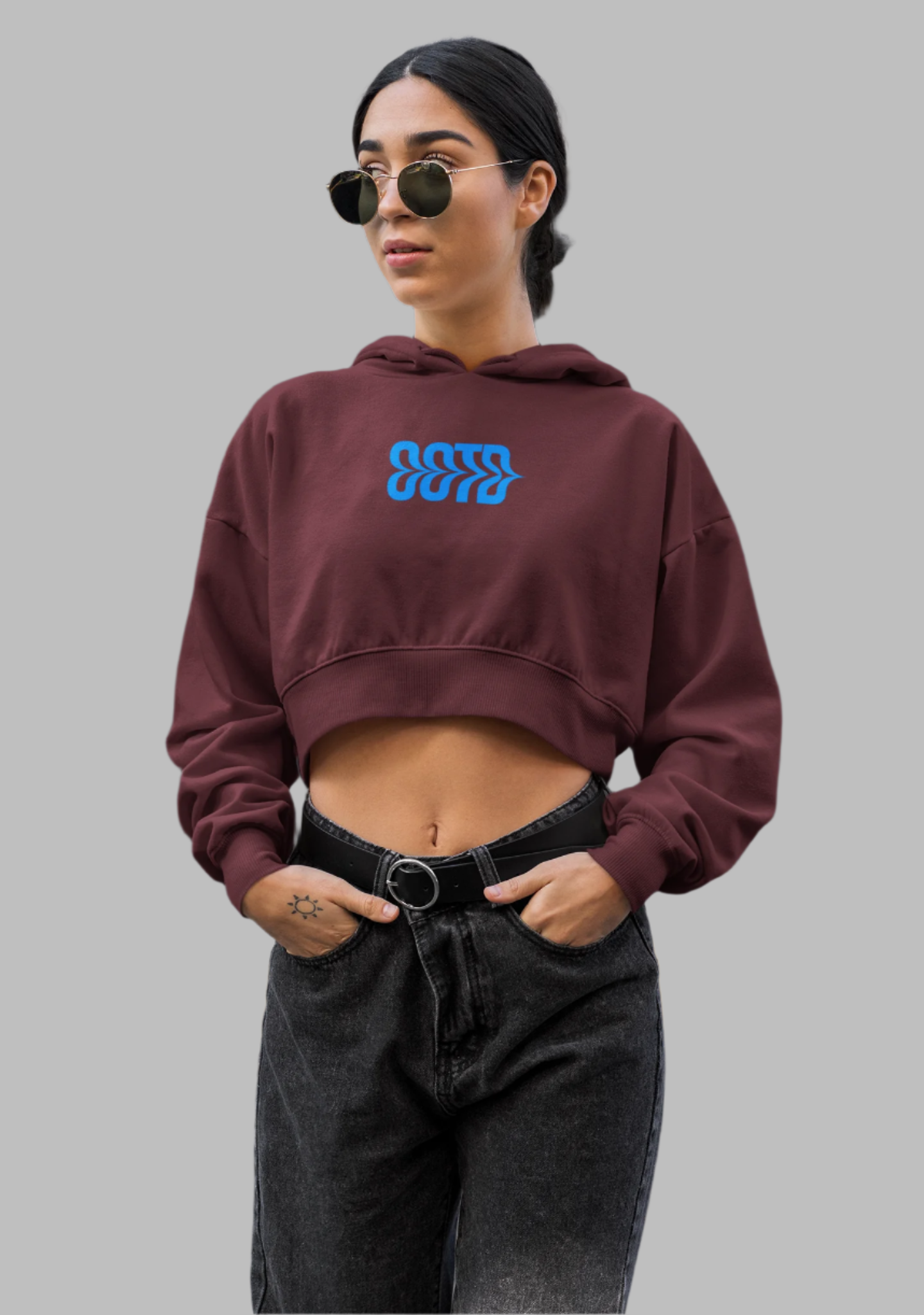 OOTD - Crop Hoodie