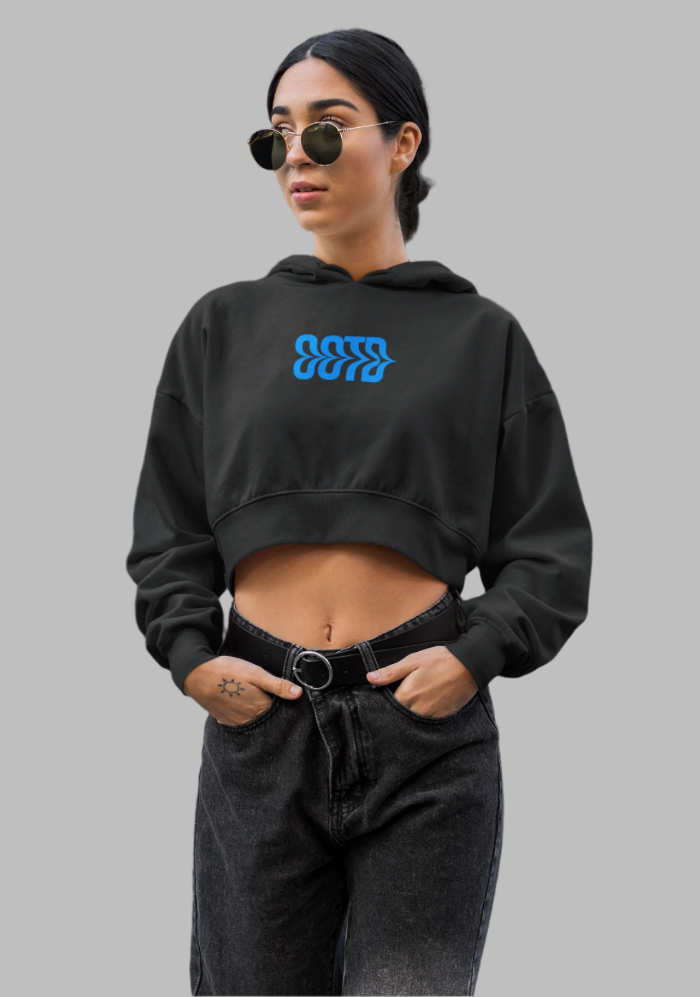 OOTD - Crop Hoodie