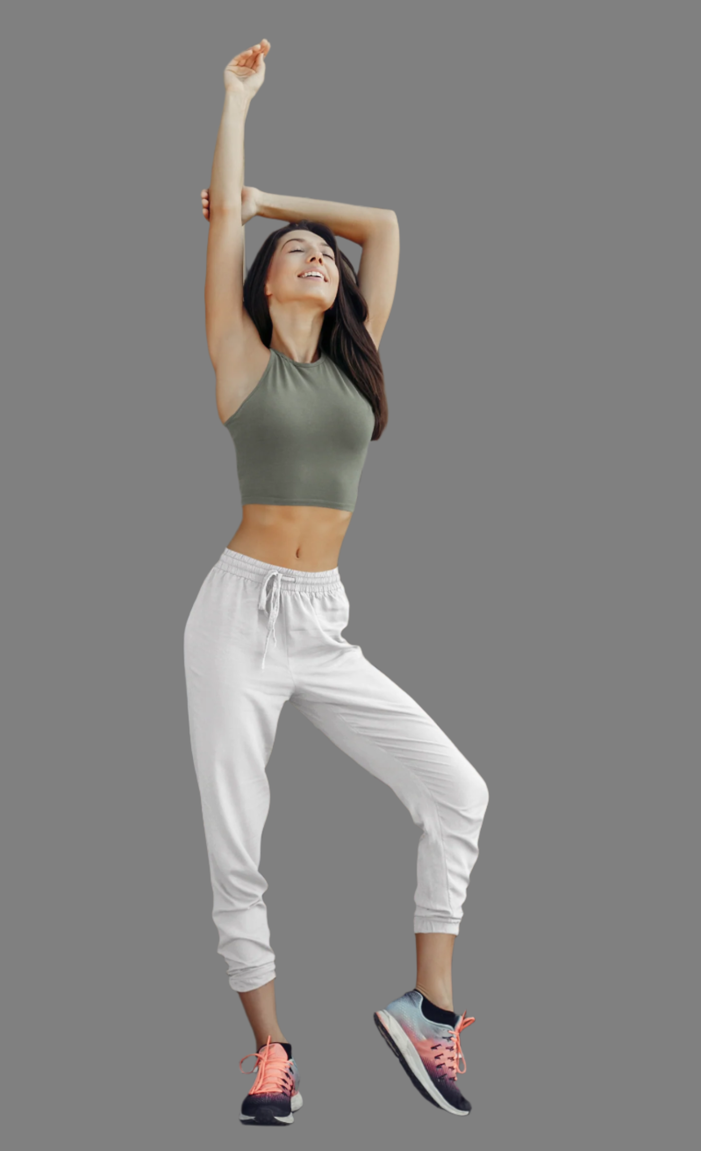 Olive Green - Crop Tank