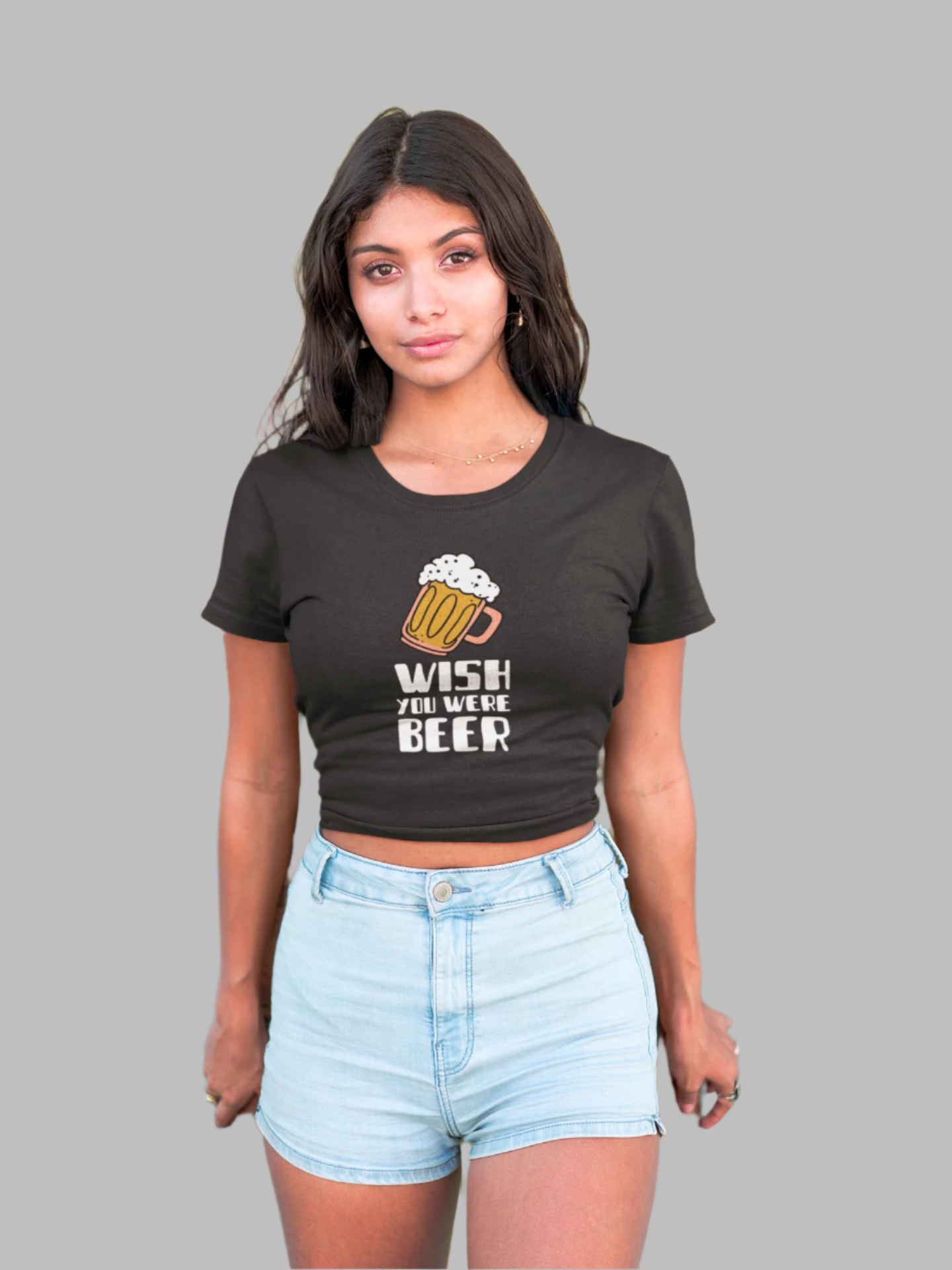 Wish You Were Beer - Crop Top