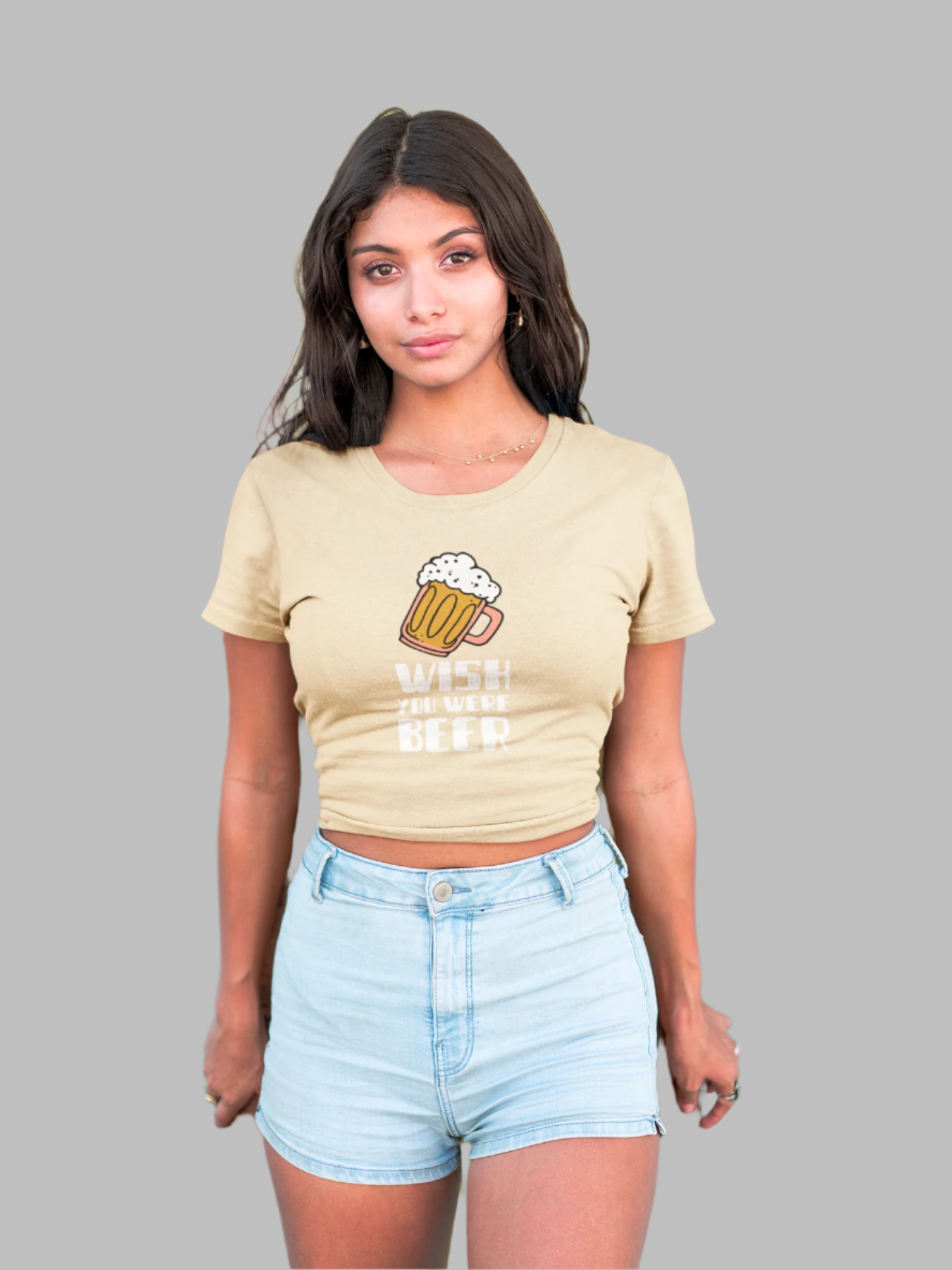 Wish You Were Beer - Crop Top