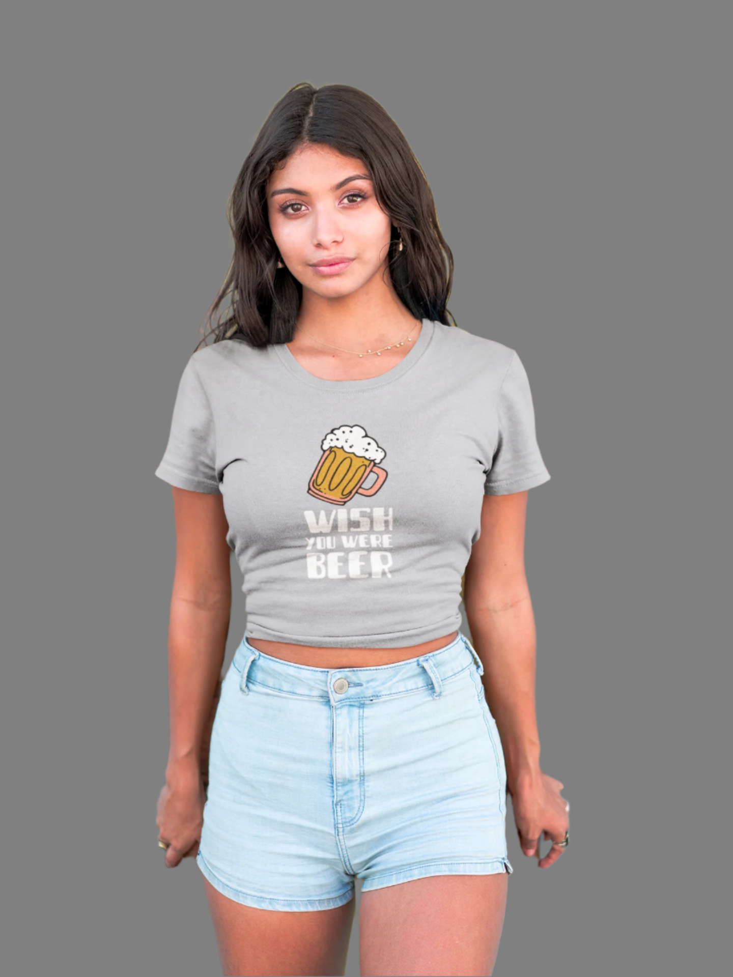 Wish You Were Beer - Crop Top