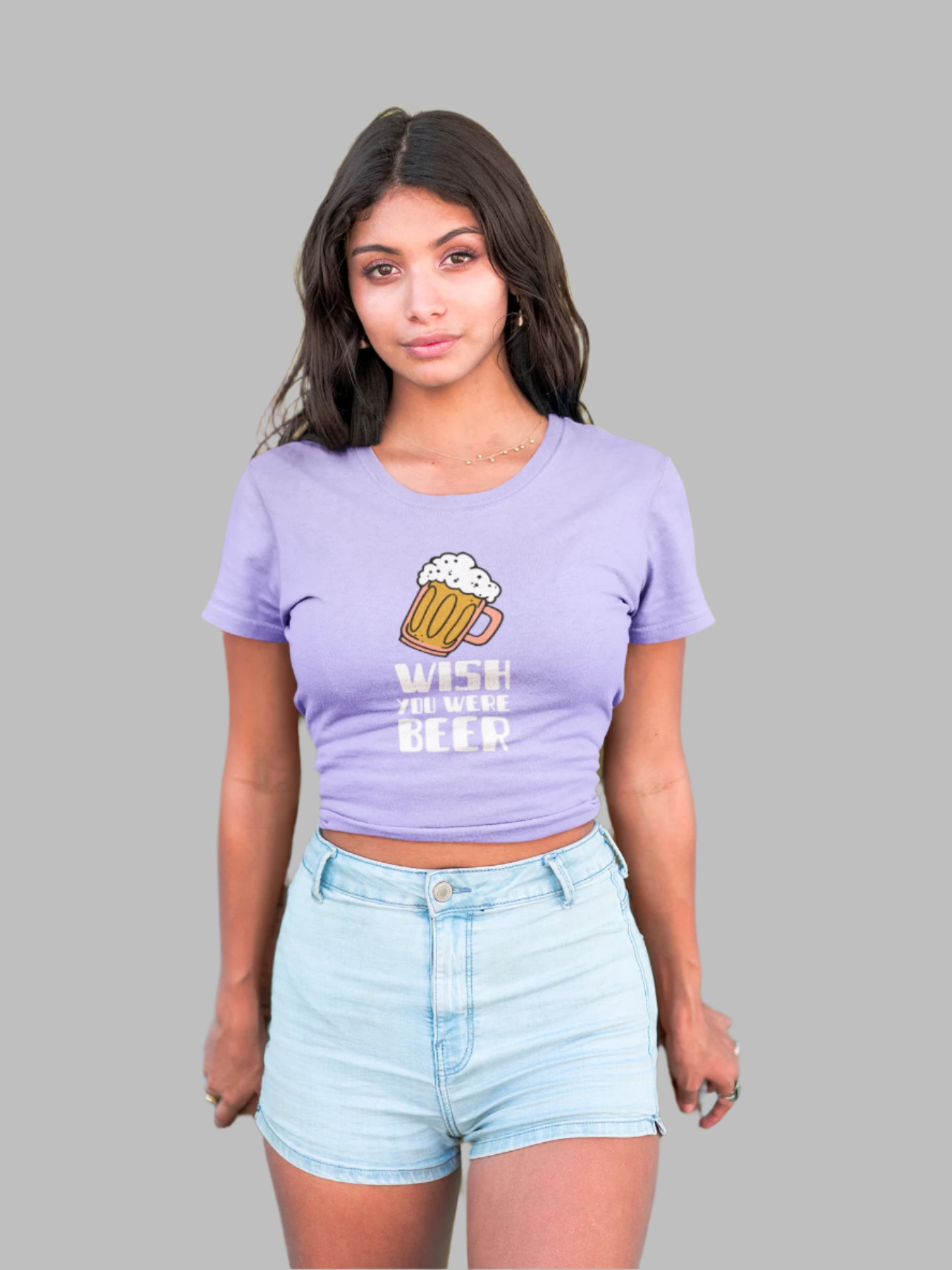 Wish You Were Beer - Crop Top